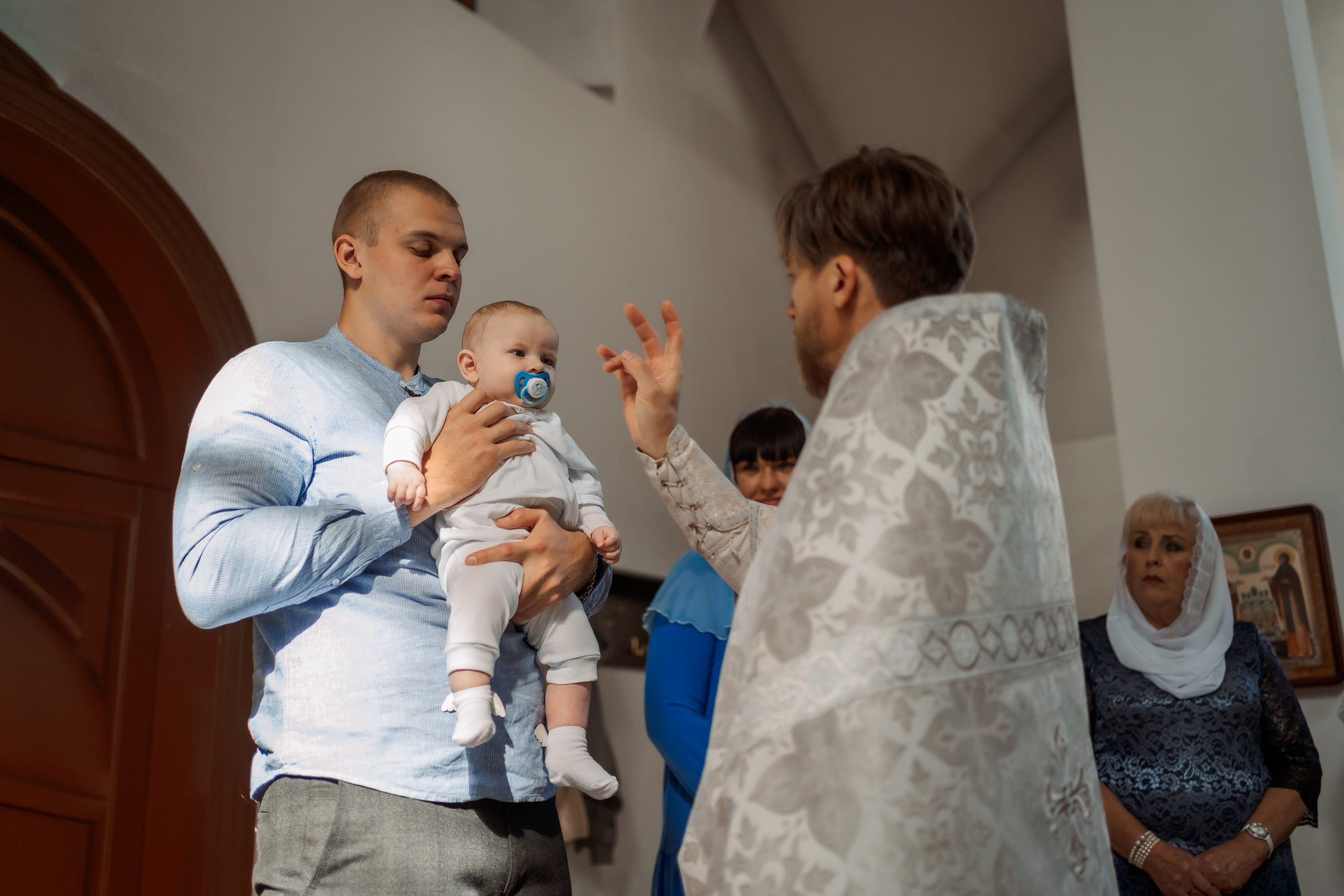 Крещение Данилы, Храм иконы Божией Матери «Всех скорбящих радость». Семейный фотограф в Саратове