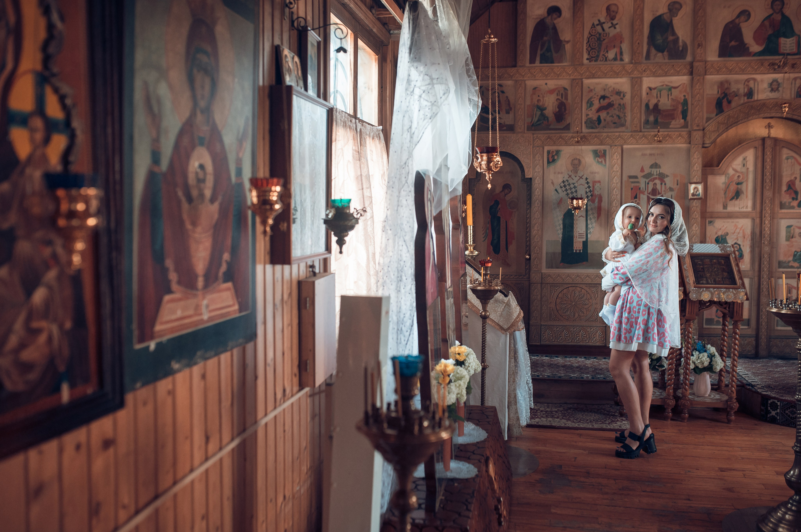 Церковь Покрова Пресвятой Богородицы в Полянах. Семейный фотограф Олеся Батурина Рязань