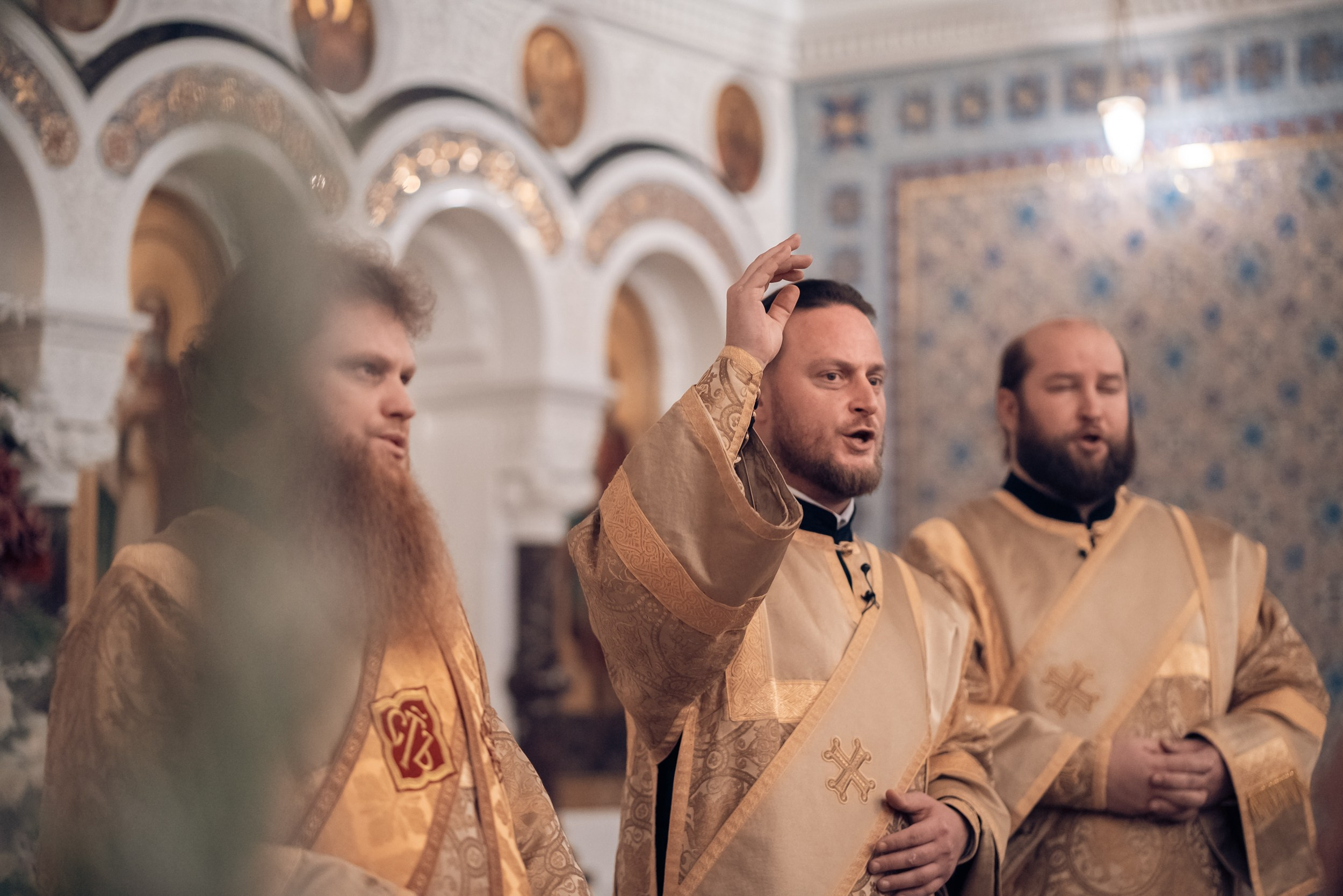 Божественная Литургия в новогоднюю ночь 2025 г, Херсонес Севастополь. Церковный фотограф Севастополь