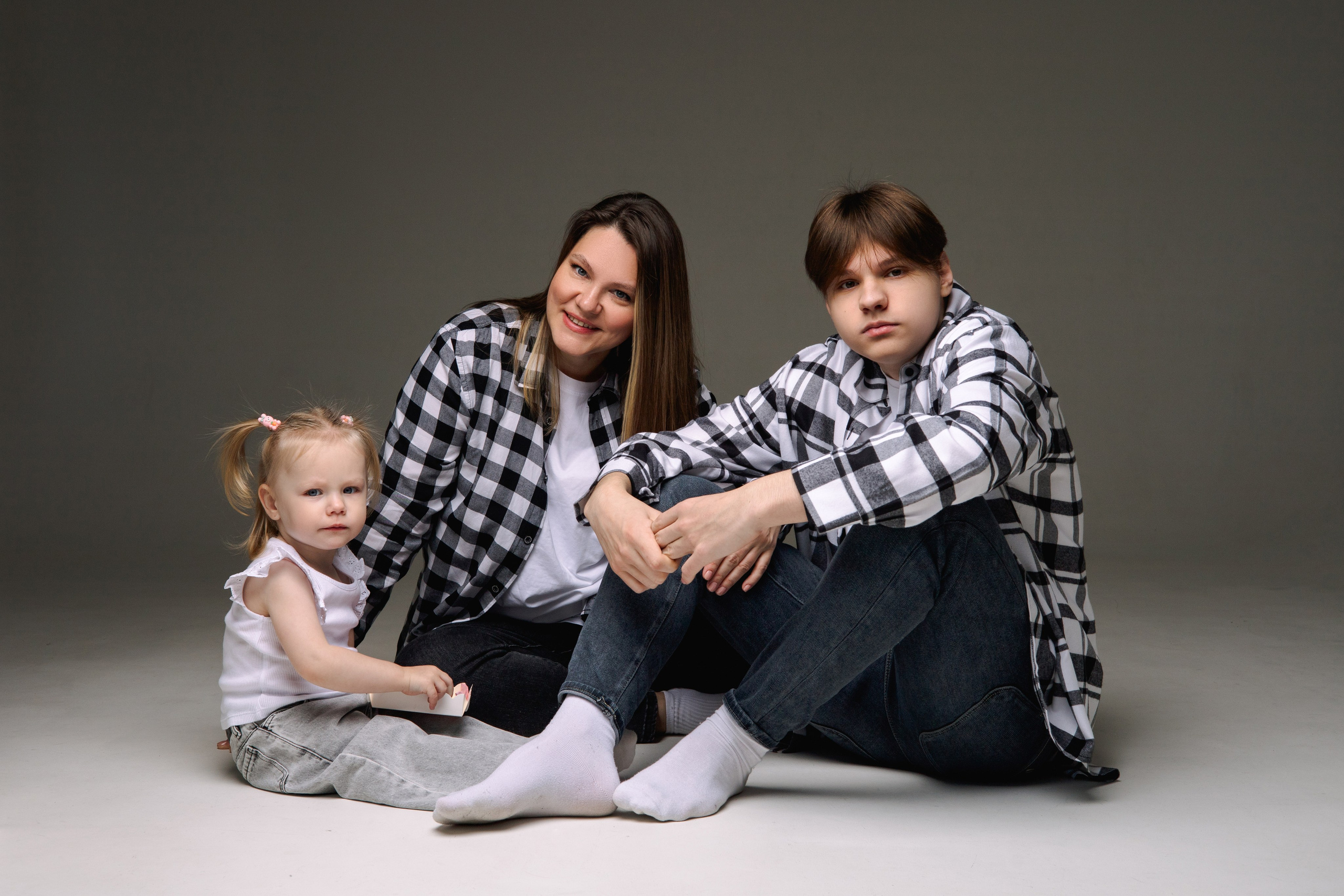 Люба с детками. Женский и семейный фотограф в Томске Алиса Качан