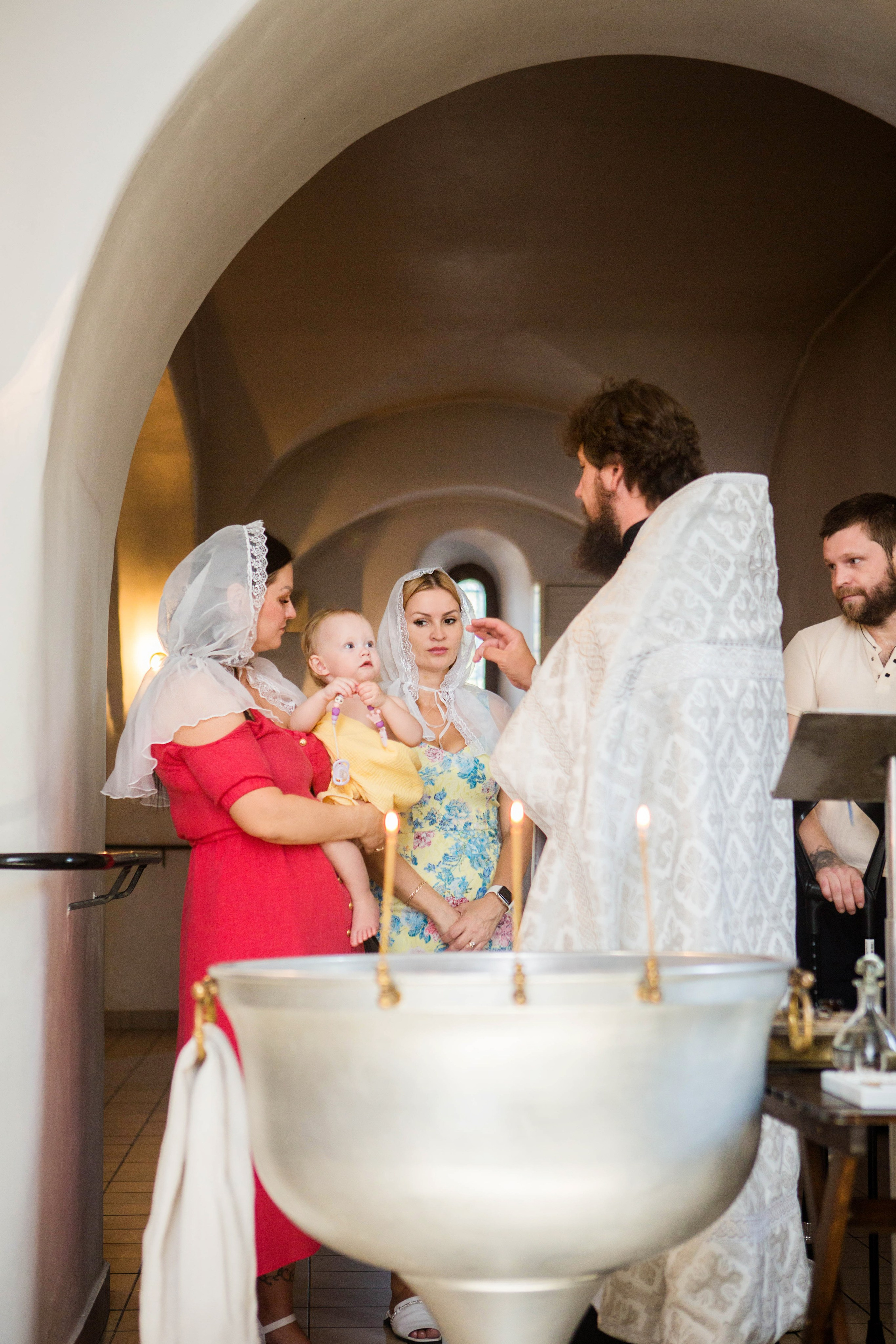 Крещение Феоны. Храм Воскресения Христова (Памирская). Свадебный семейный и детский фотограф в Краснодаре Карина Федоровская