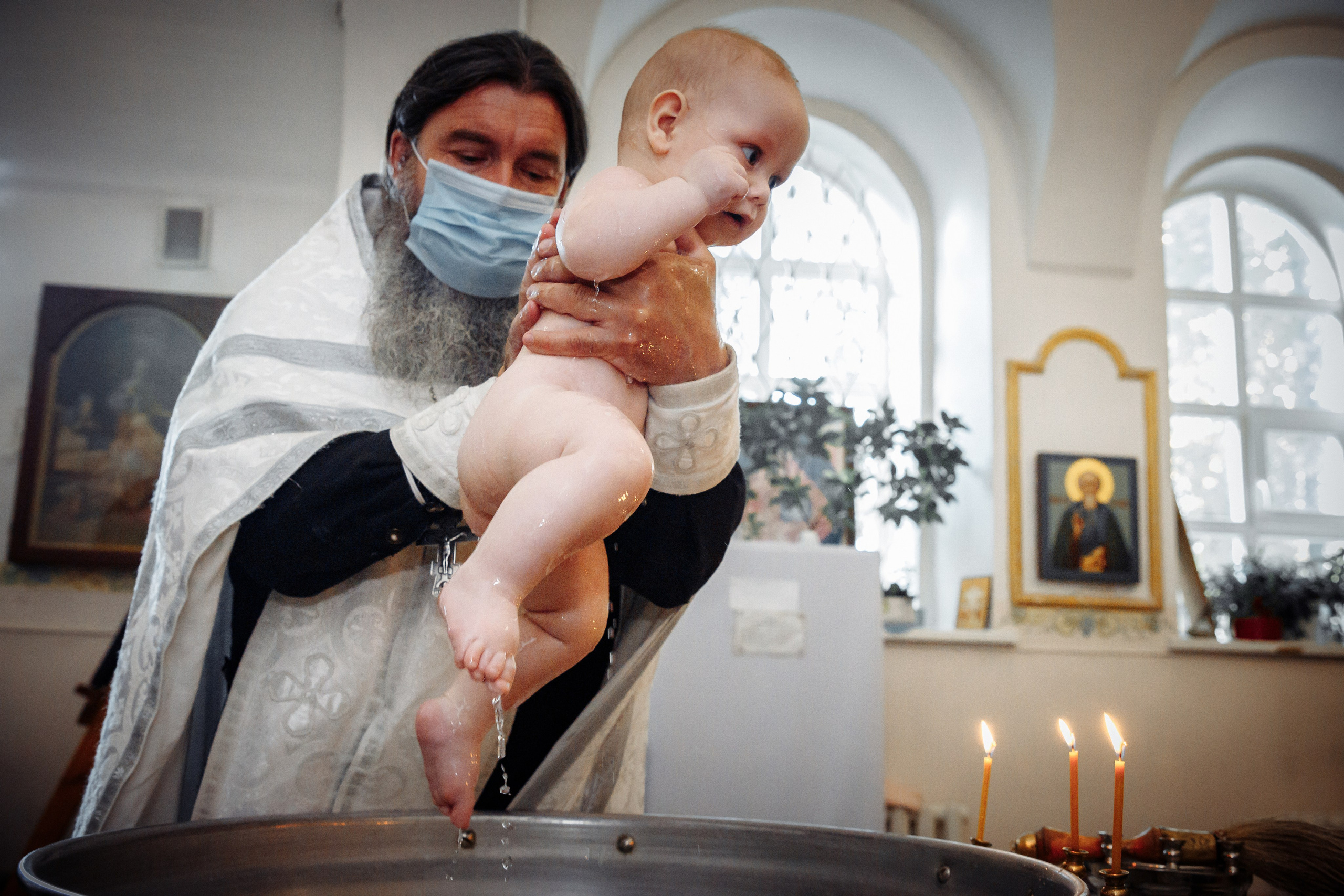 Крещение. Фотограф в Тюмени Алексей Модин