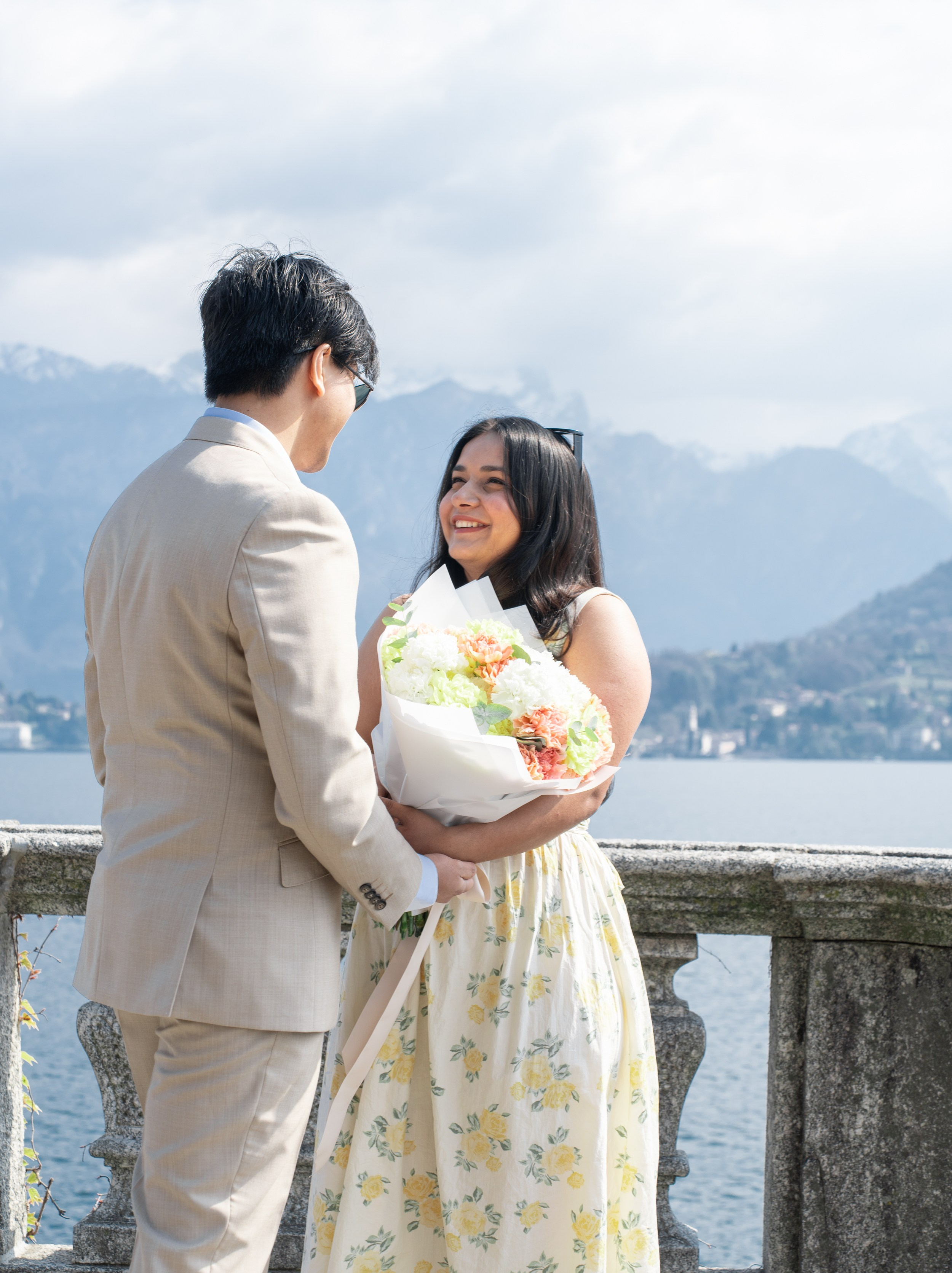Addy & Fiance. Maria Anistratova | Destination Photographer, Videographer & Drone Pilot — Lake Como