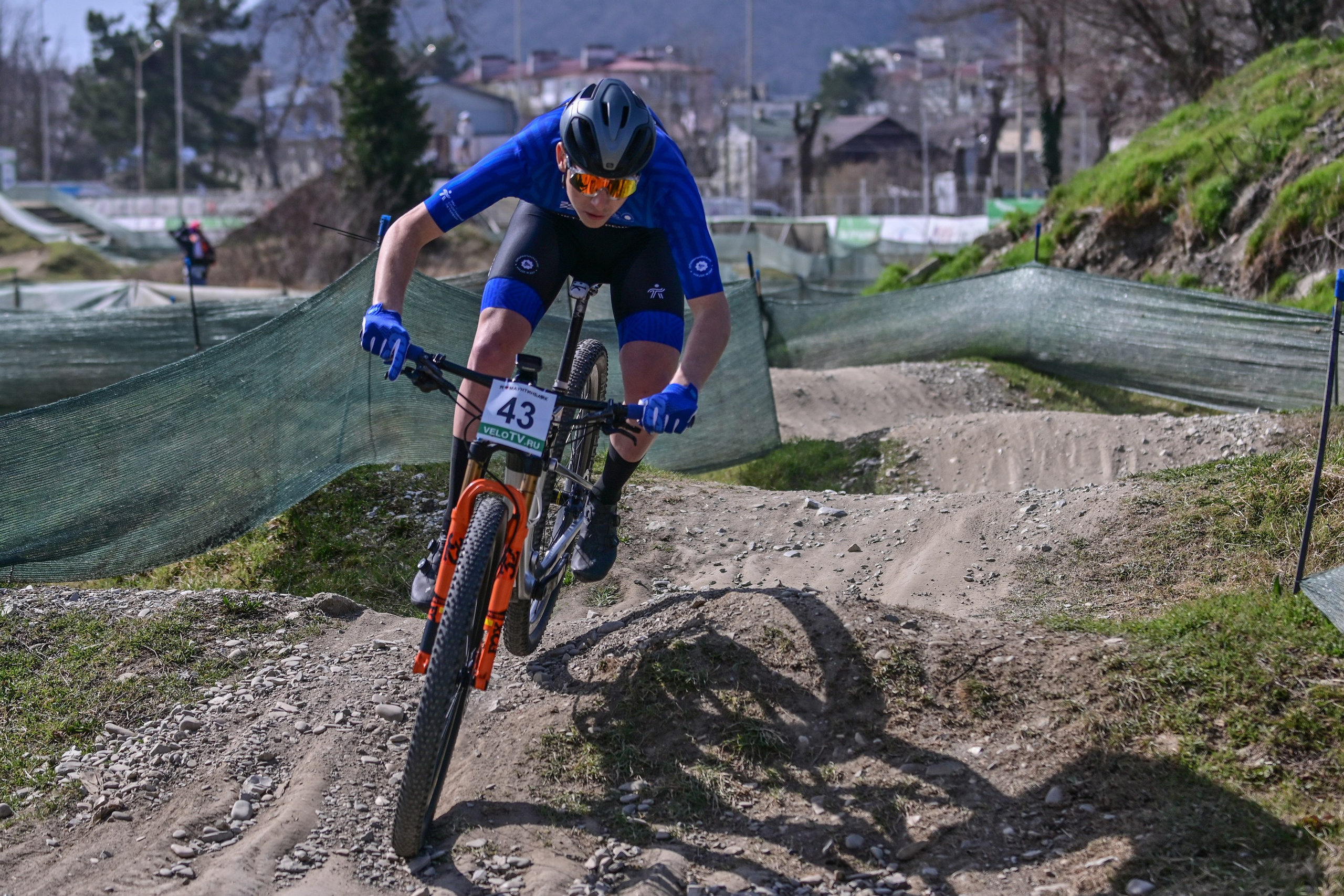 Маунтинбайк, кросс-кантри в Архипо-Осиповке 16 марта 2025. Спортивный фотограф, фотожурналист Павел Ларькин