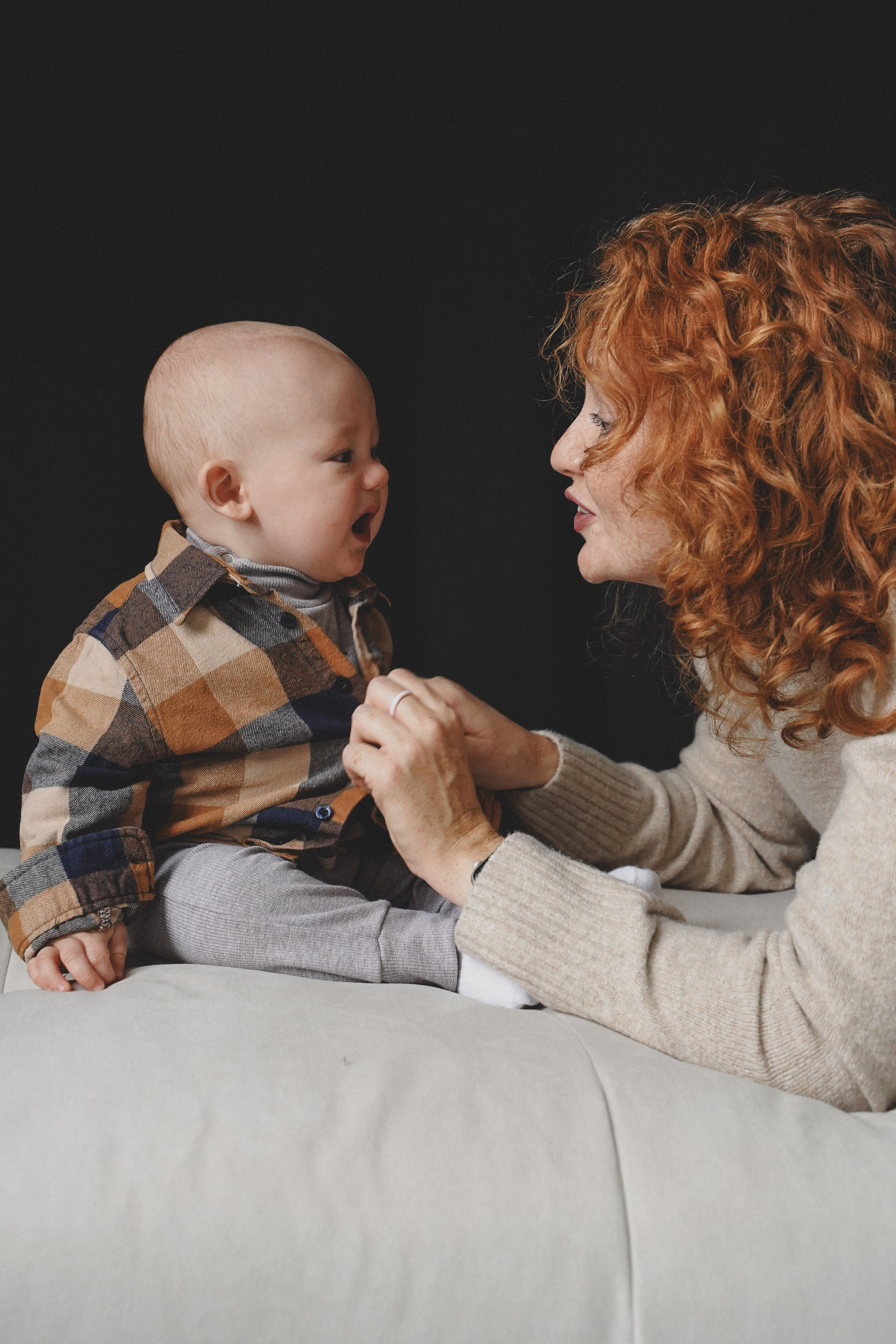 Семейная фотосессия в студии. Семейный и женский фотограф в Краснодаре Анастасия Приймак