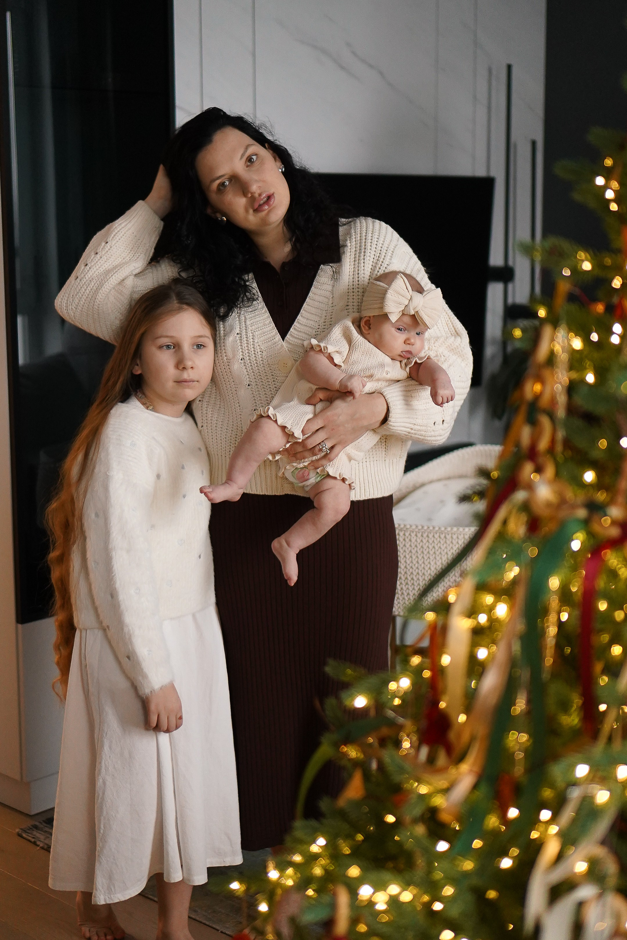 Новый год вчетвером. Семейный фотограф в Москве Коровушкина Наталья. Съемка контента