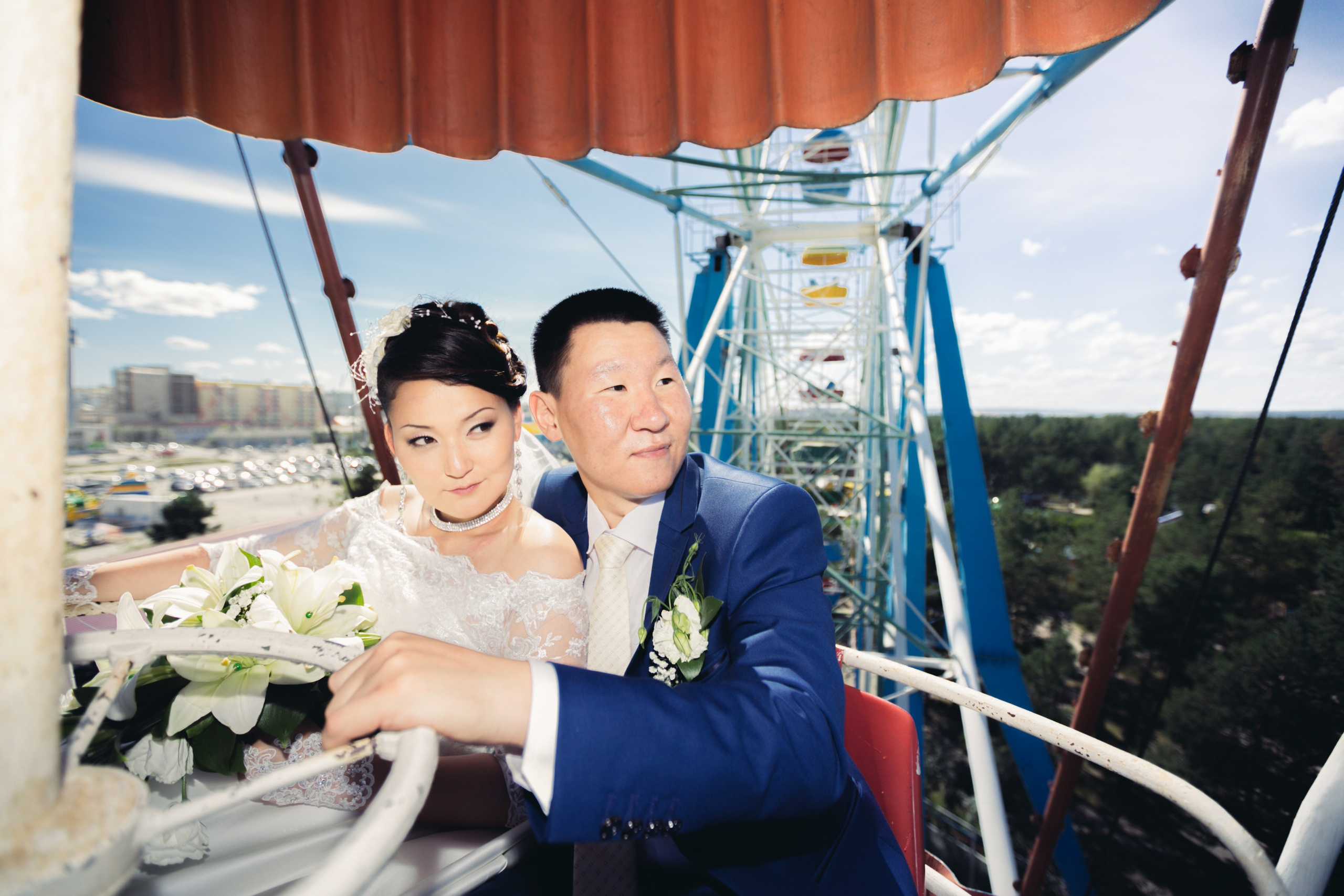 Летнее свадебное фото. Фотограф Надежда Куин, Якутск