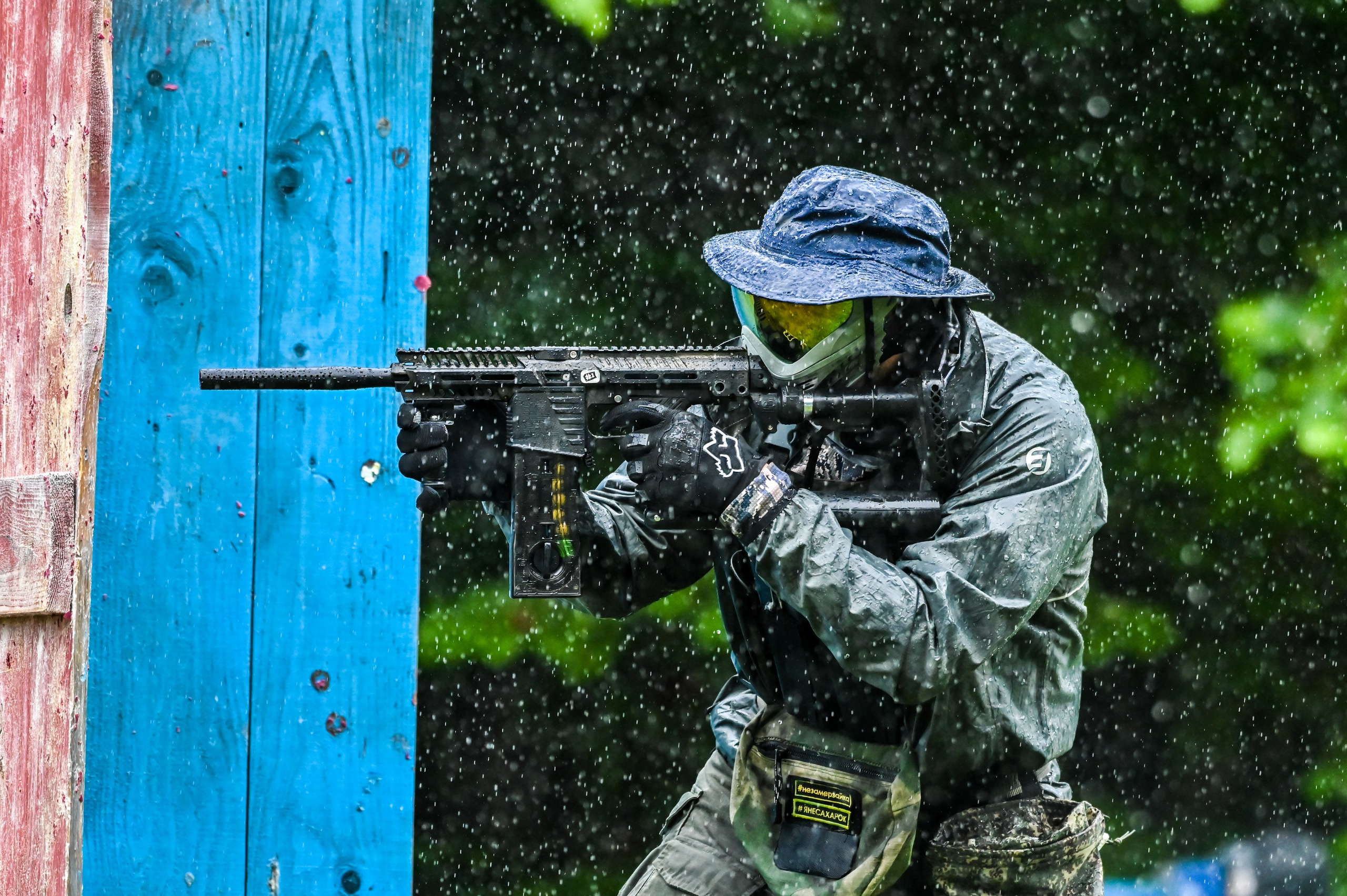 Пейнтбол в Дождь. Фоторепортажи Сахалина