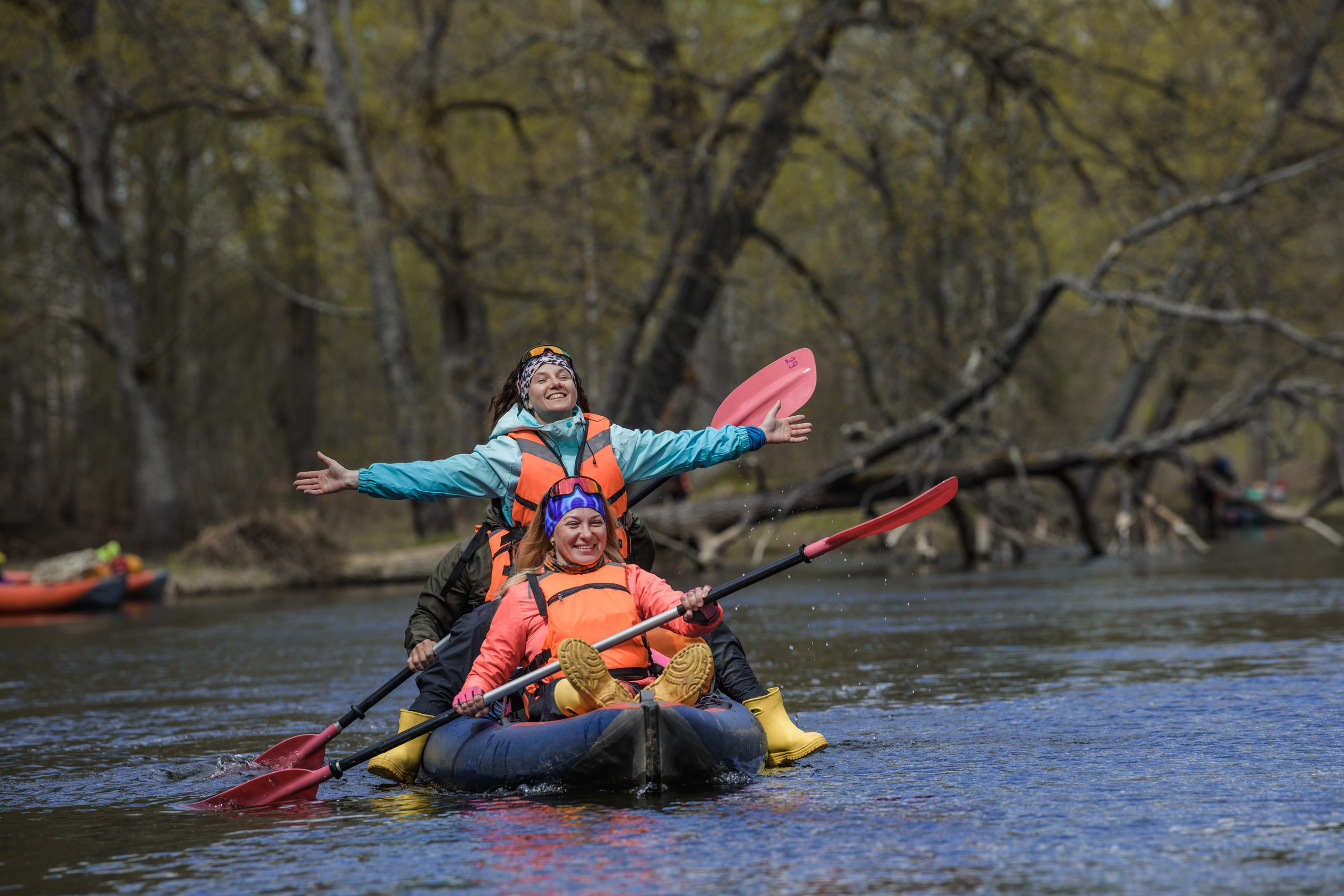 Водный поход 1-й кс по реке Случь. Репортажный фотограф Владимир Беляй