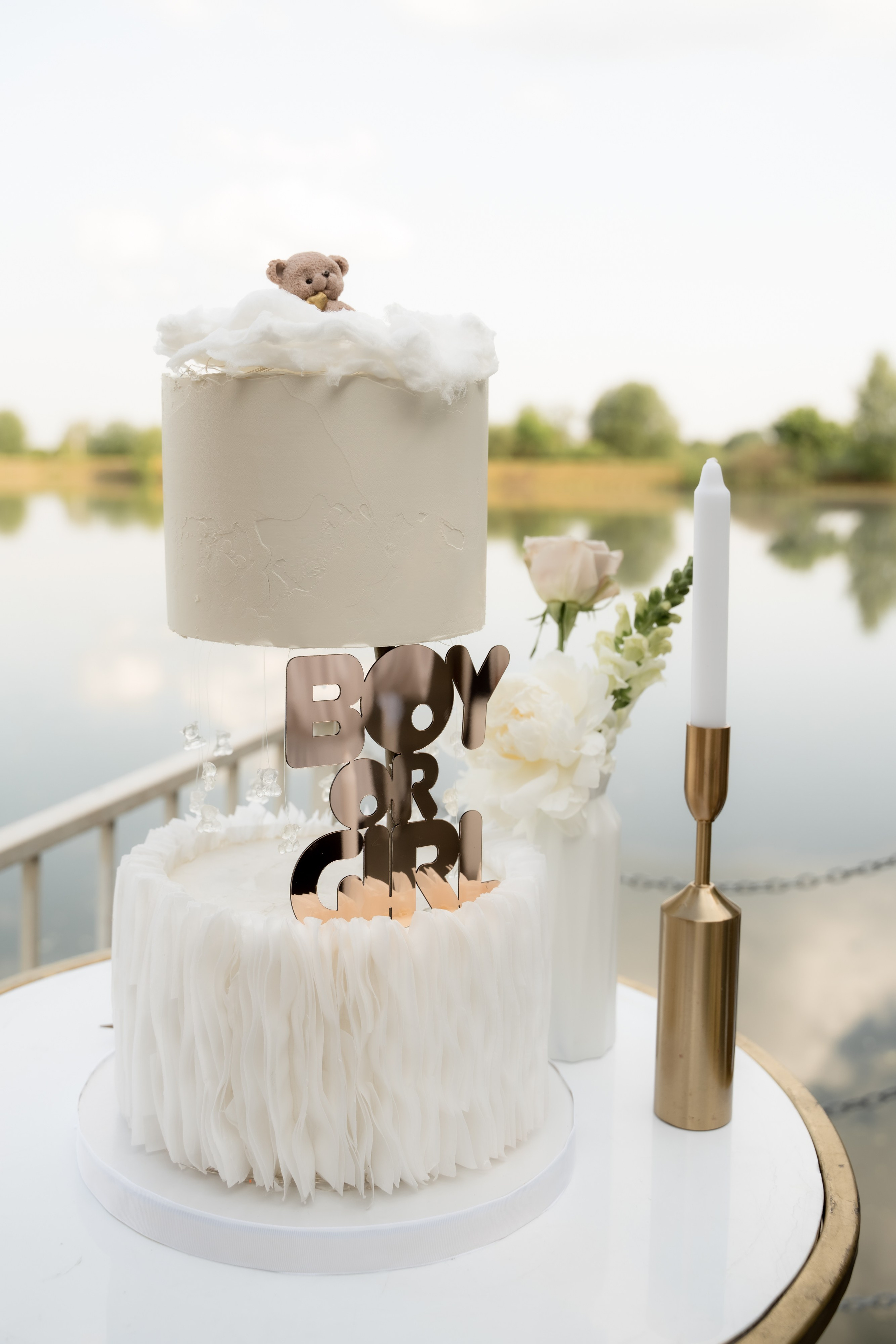 Семейная фотосессия гендер пати день рождения. Портретный и свадебный фотограф Алла Карени Москва