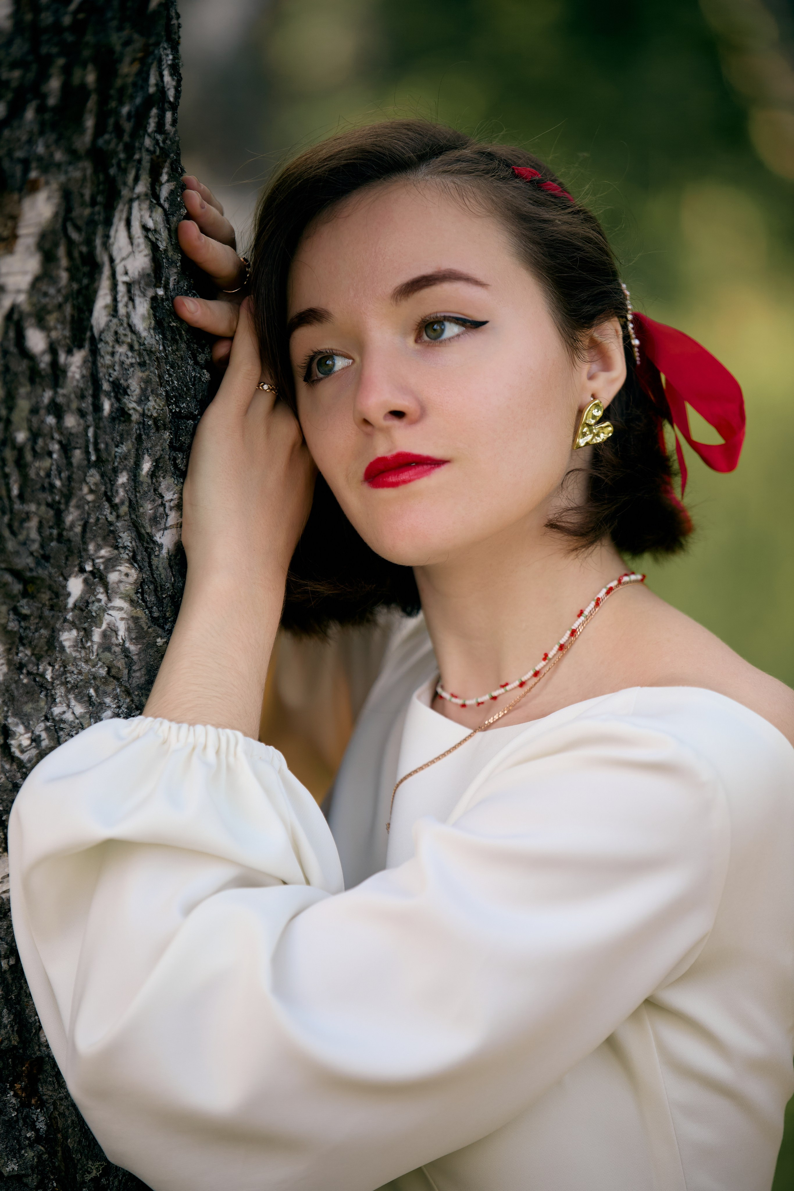 Фотосессия в роще для группы девушек. Фотограф в Дивеево