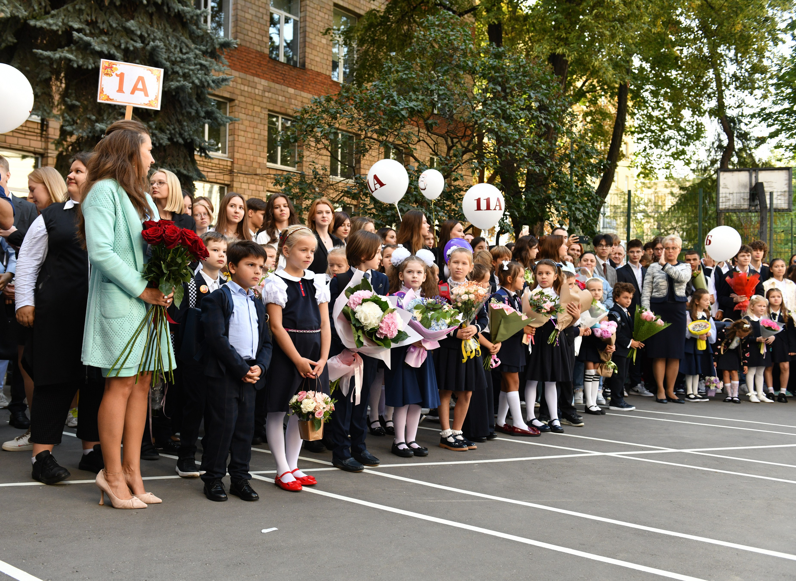 Линейка 1 класс. Свадебный и портретный фотограф в Москве Галина Борисова