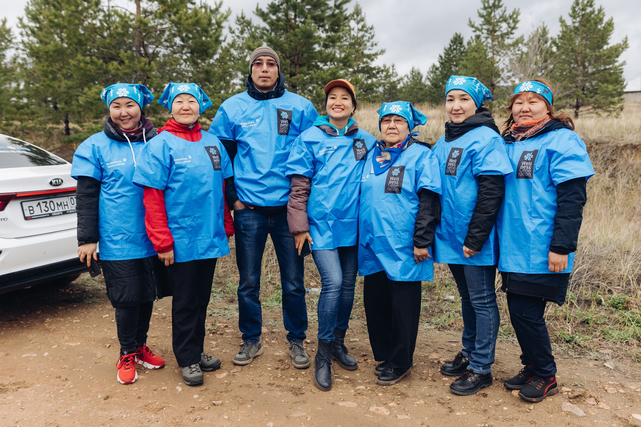 Siberian wellness. Ежегодная акция по посадке деревьев. Свадебный и семейный фотограф в Улан-Удэ