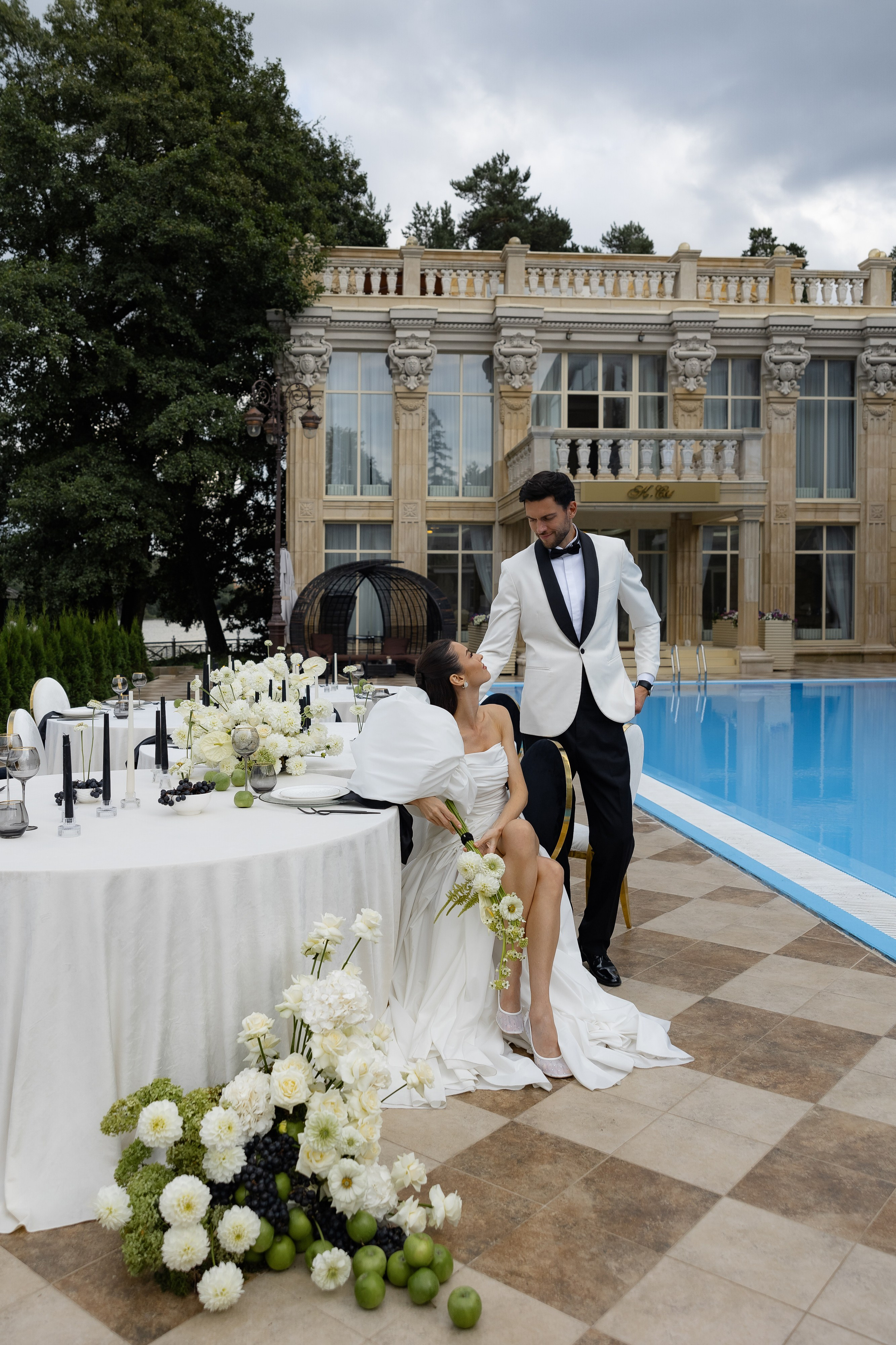 Катя & Алекс. Довиль. Оформление свадеб, декор свадеб Вера Маркова, Москва