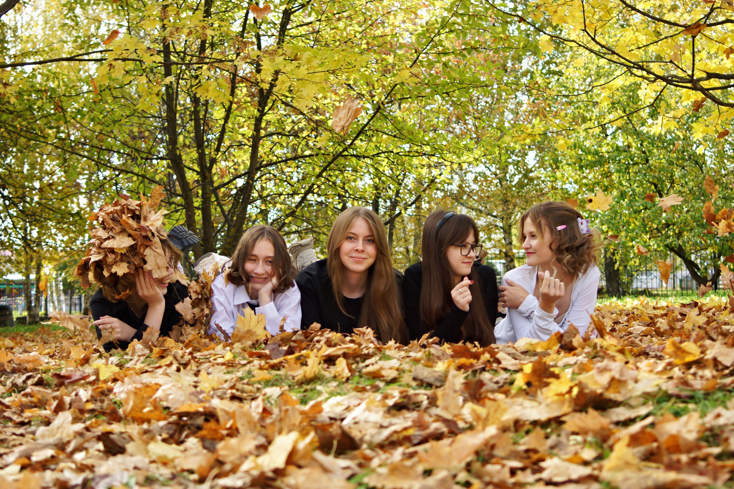 Осенняя фотосессия в школе г. Йошкар-Ола