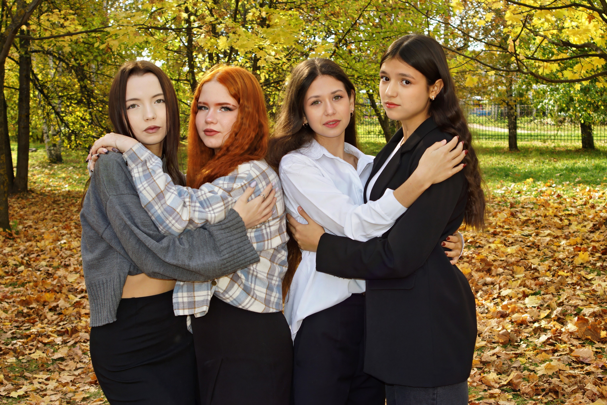 Осенняя фотосессия в школе г. Йошкар-Ола