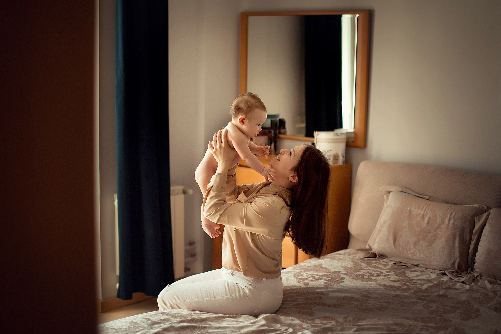 Фотосессия с малышом с домашних условиях. Tatyana Nadezhdina Family photographer