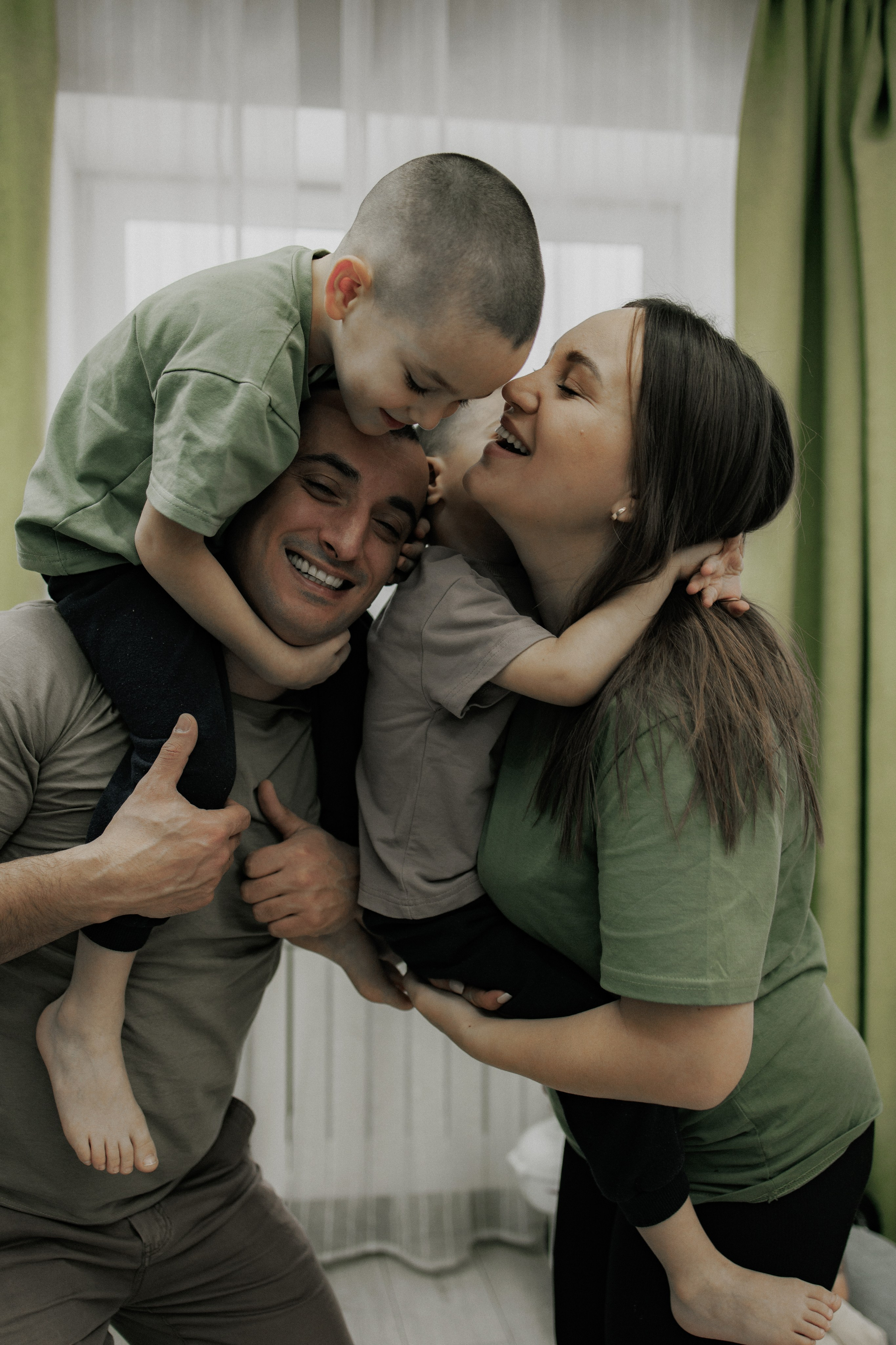 Домашняя съемка семьи Кати. Семейный и женский фотограф в Туле