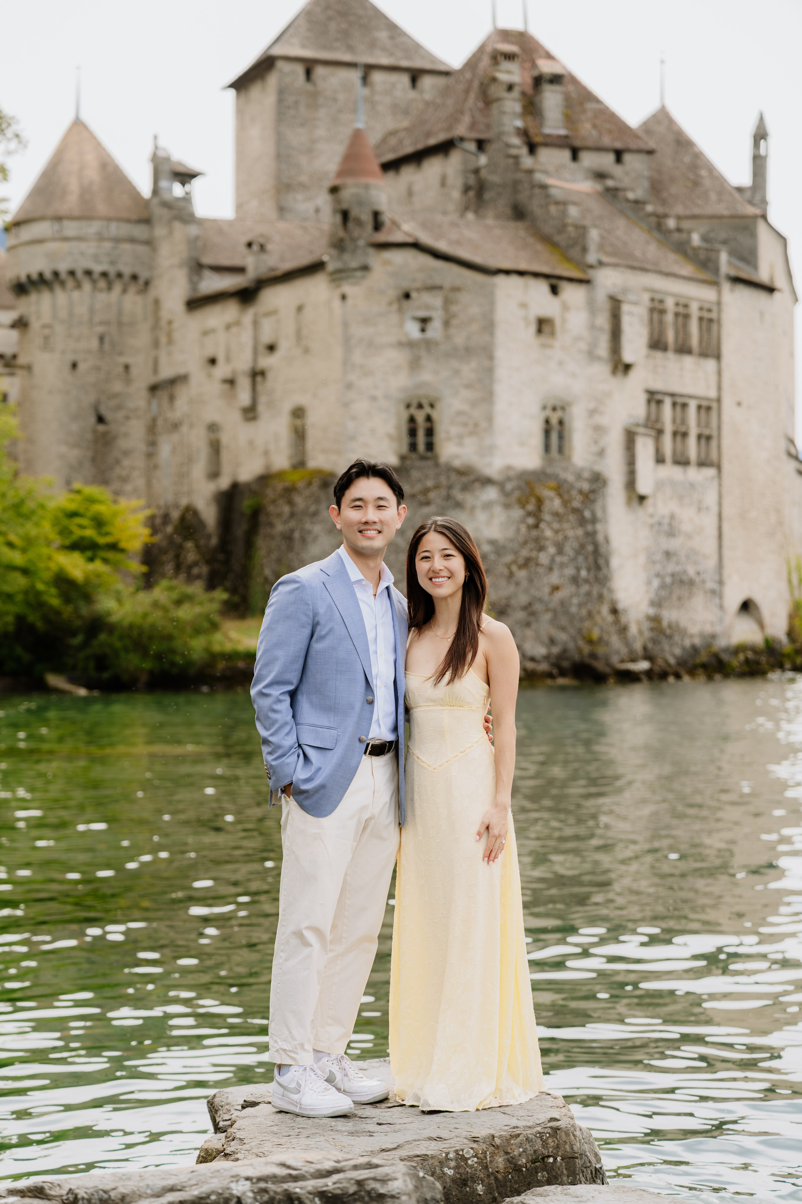 Kristi & Andy | Proposal Montreux. Professional Wedding Photographer Geneva & Romande Switzerland | Tanya Creator