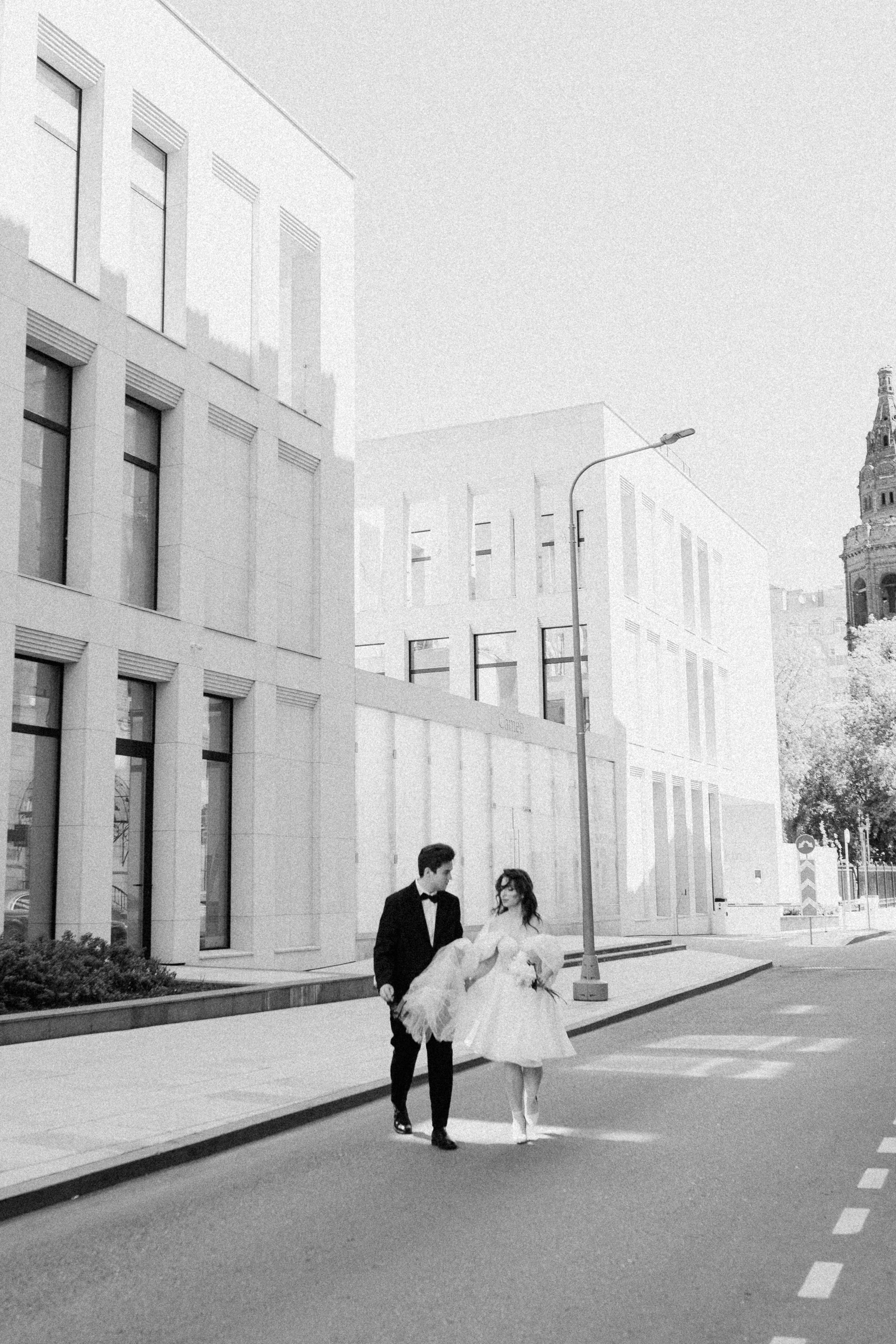 Свадебная фотопрогулка в Москве по центру города. Свадебный фотограф в Москве Анна Полушина