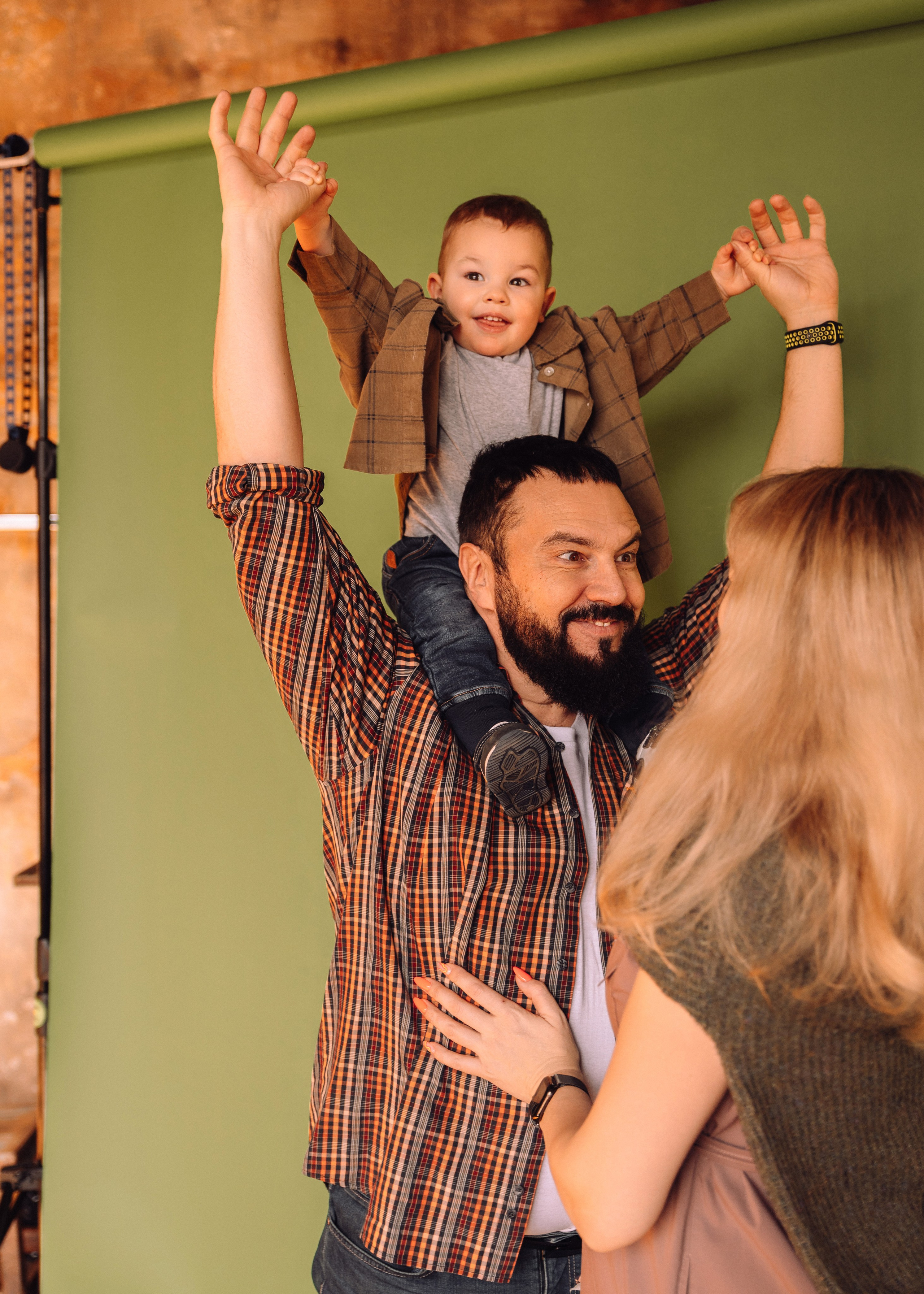 Оля, Леша и Димулька. Семейный фотограф В Москве Александра Дейкун