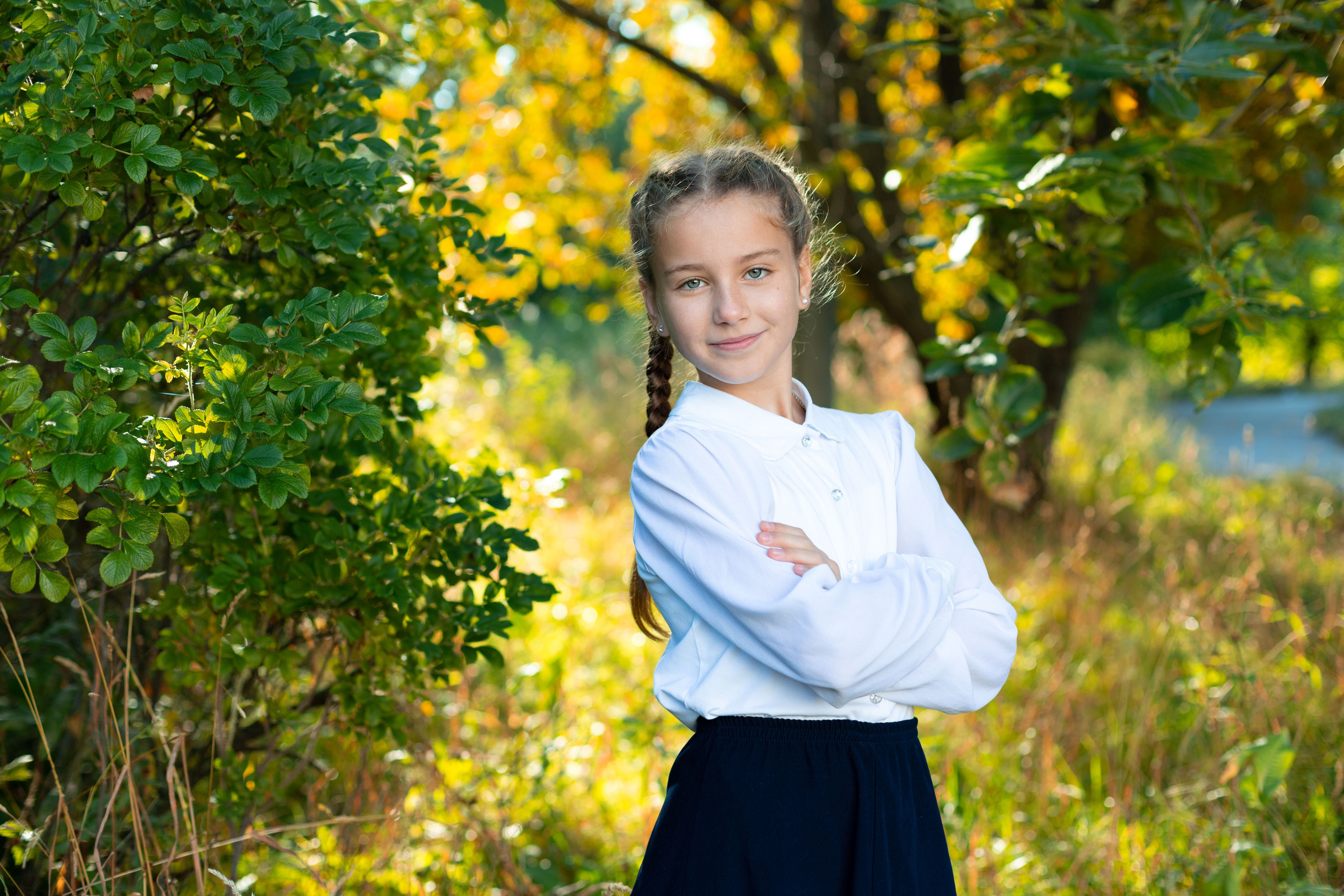 4 класс. Съёмка на улице. Выпускные альбомы «Эврика» в Нижнем Новгороде