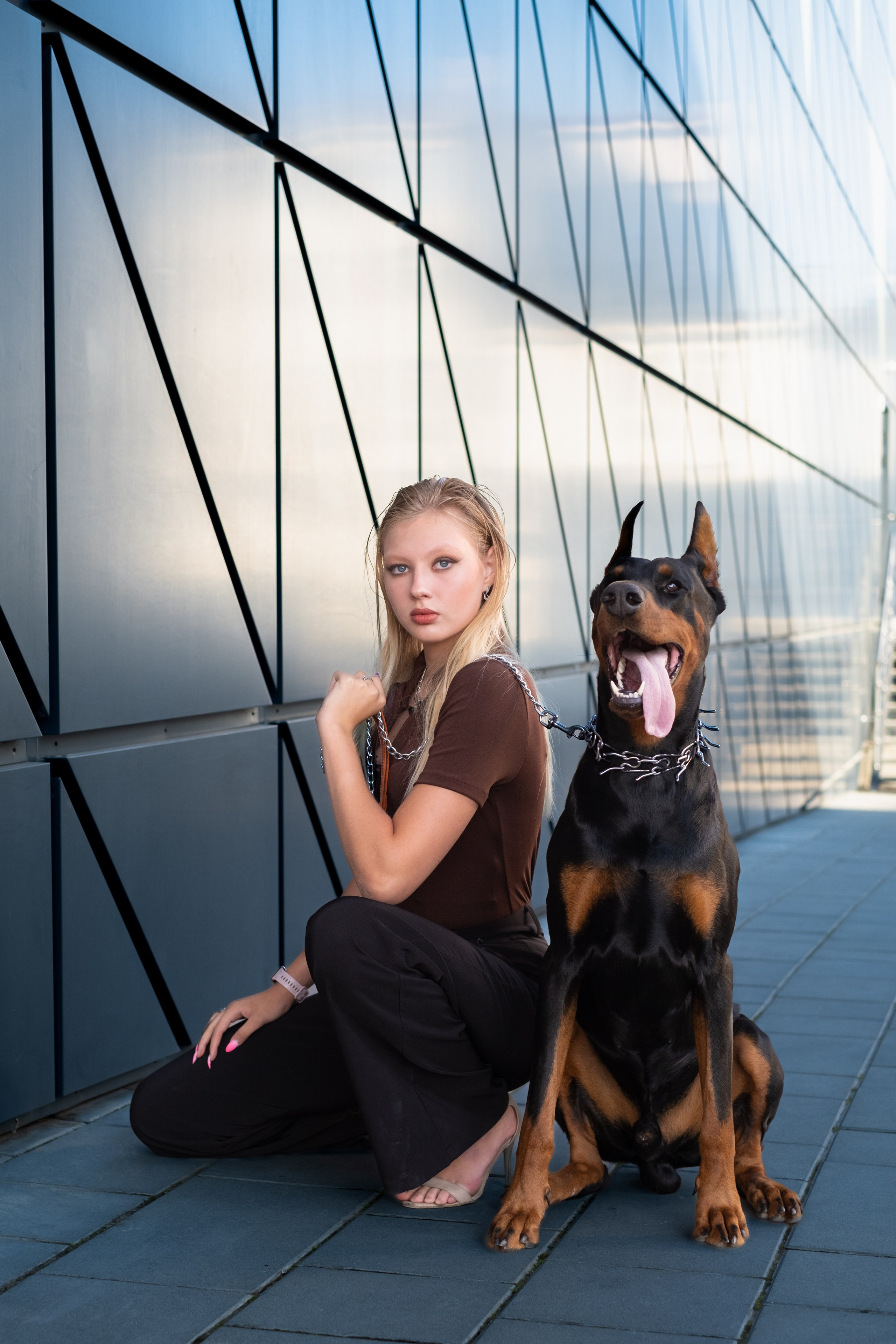 Фотосессия с Доберманом. Профессиональная фотосъемка в Крыму. Натуральные эмоции и живые кадры. Забронируйте дату прямо сейчас!