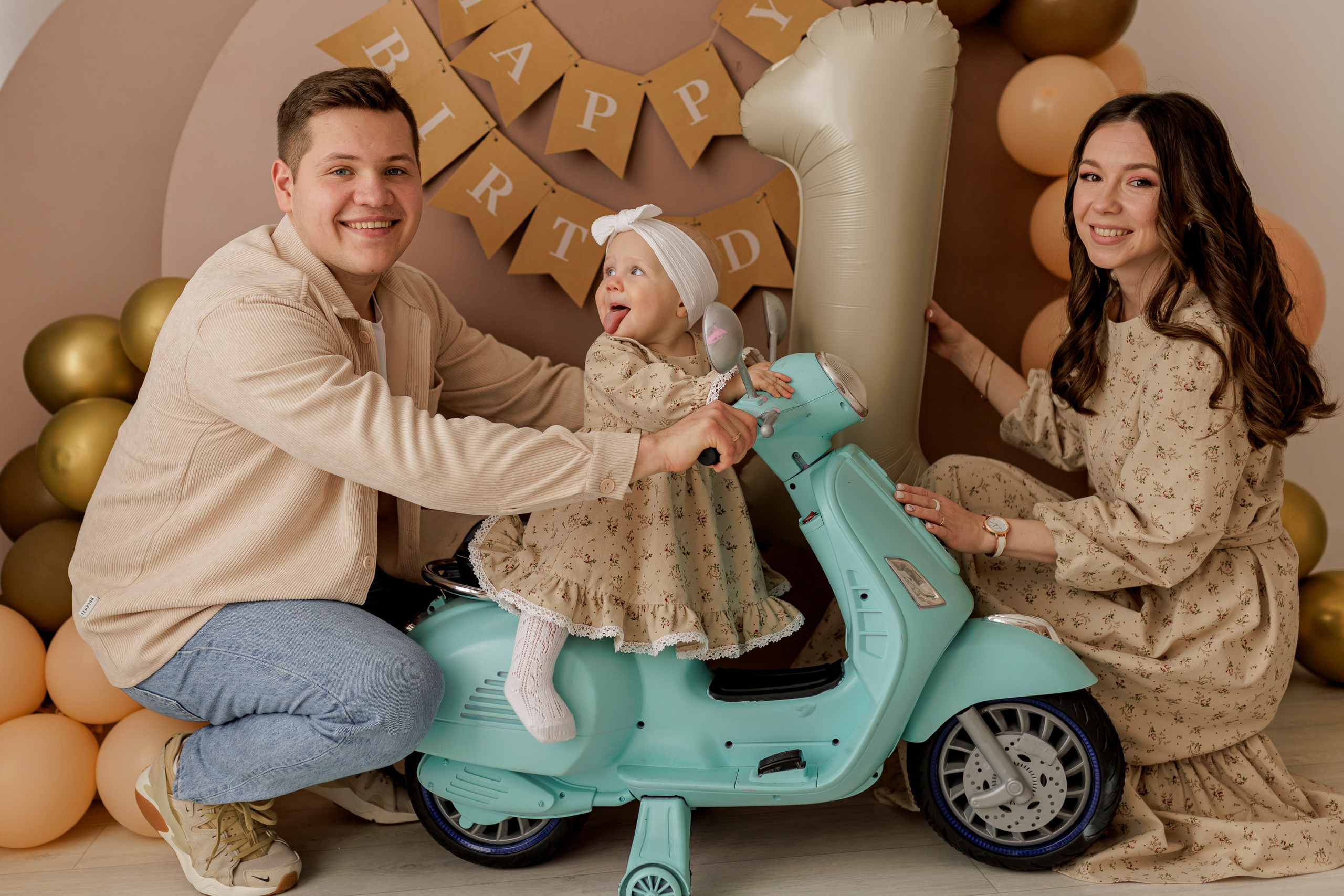 Сьемка годика для Анечки. Семейный и детский фотограф в Рязани Васюгова Мария