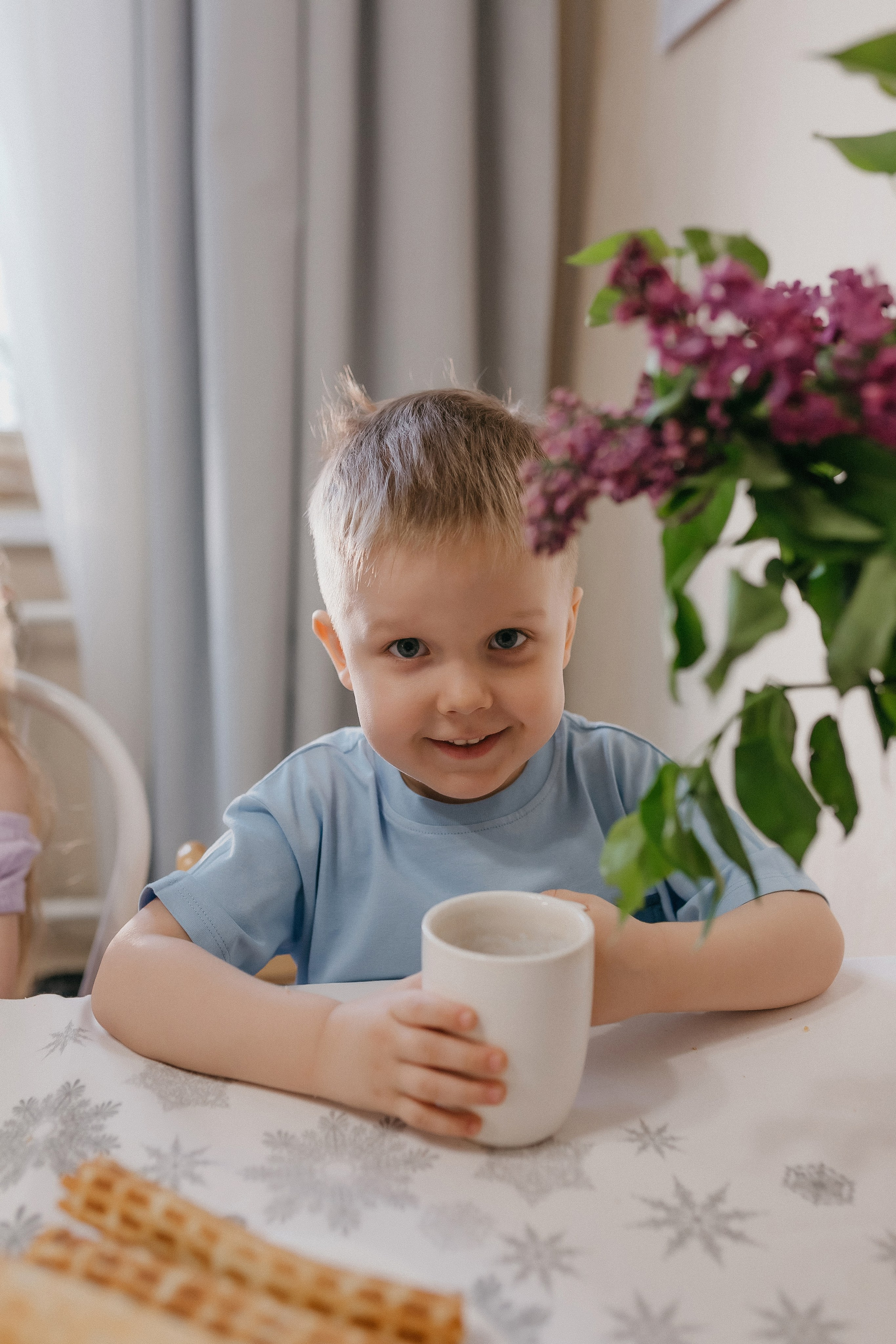 Вкусный завтрак. Семейный фотограф в Сургуте