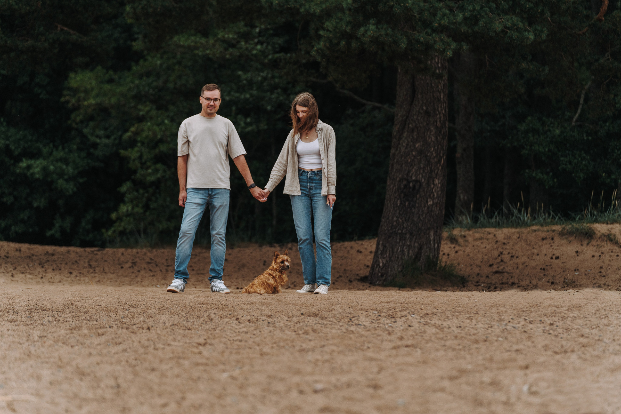 Семейная фотосессия с собакой Спб. Фотограф анималист в Спб недорого Олеся Майорова