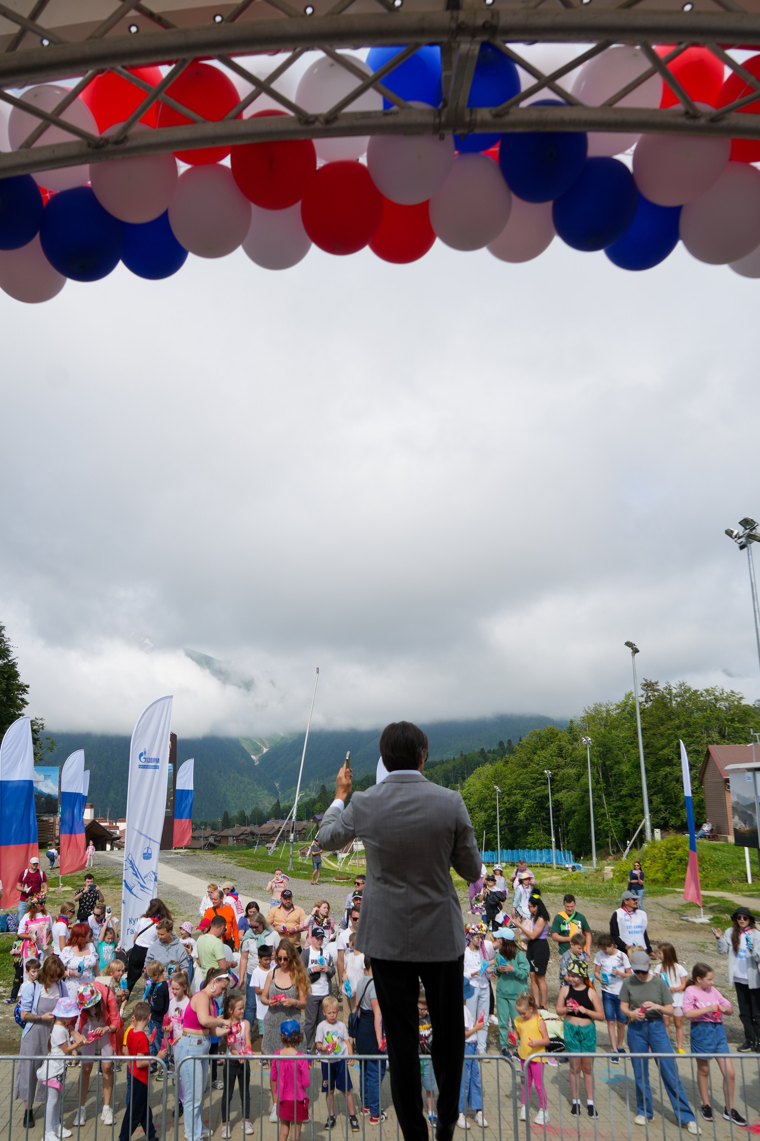 День России на курорте Газпром 2023. Репортажный фотограф в Красной Поляне и Сочи Павлюченко Екатерина