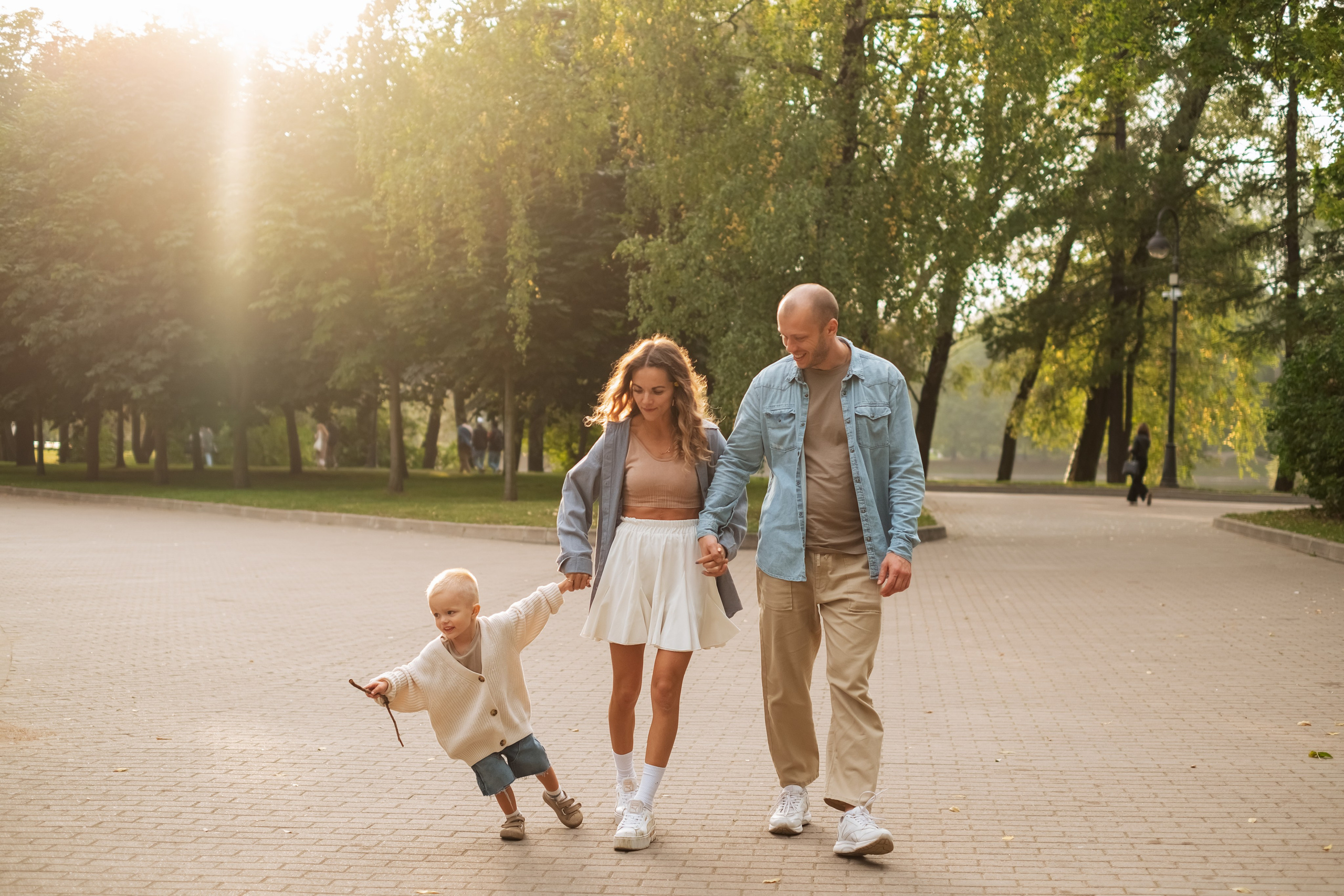 Семейная прогулка в парке. Семейный и детский фотограф в Мелитополе /Наталья Зацеркляная