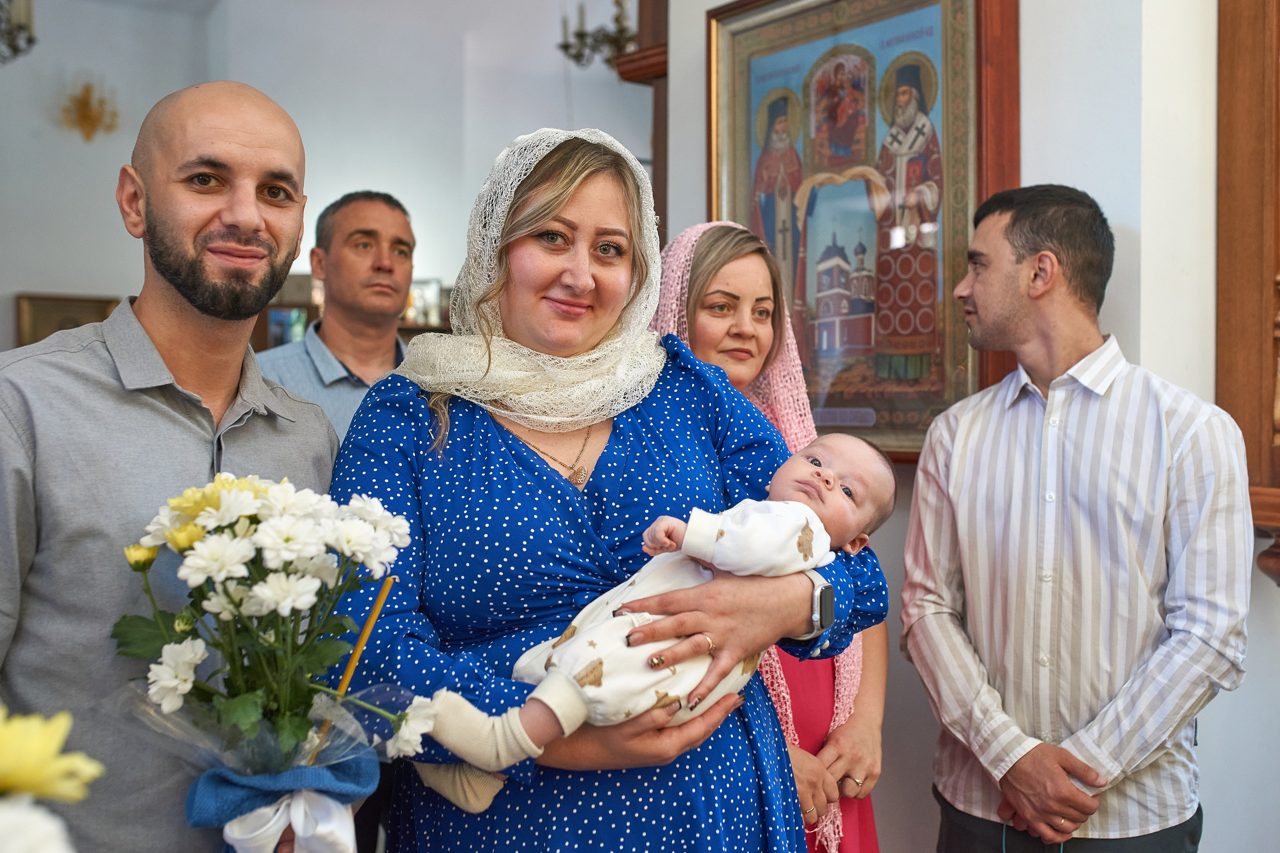 Крещение в  православном храме, Коньково, Москва