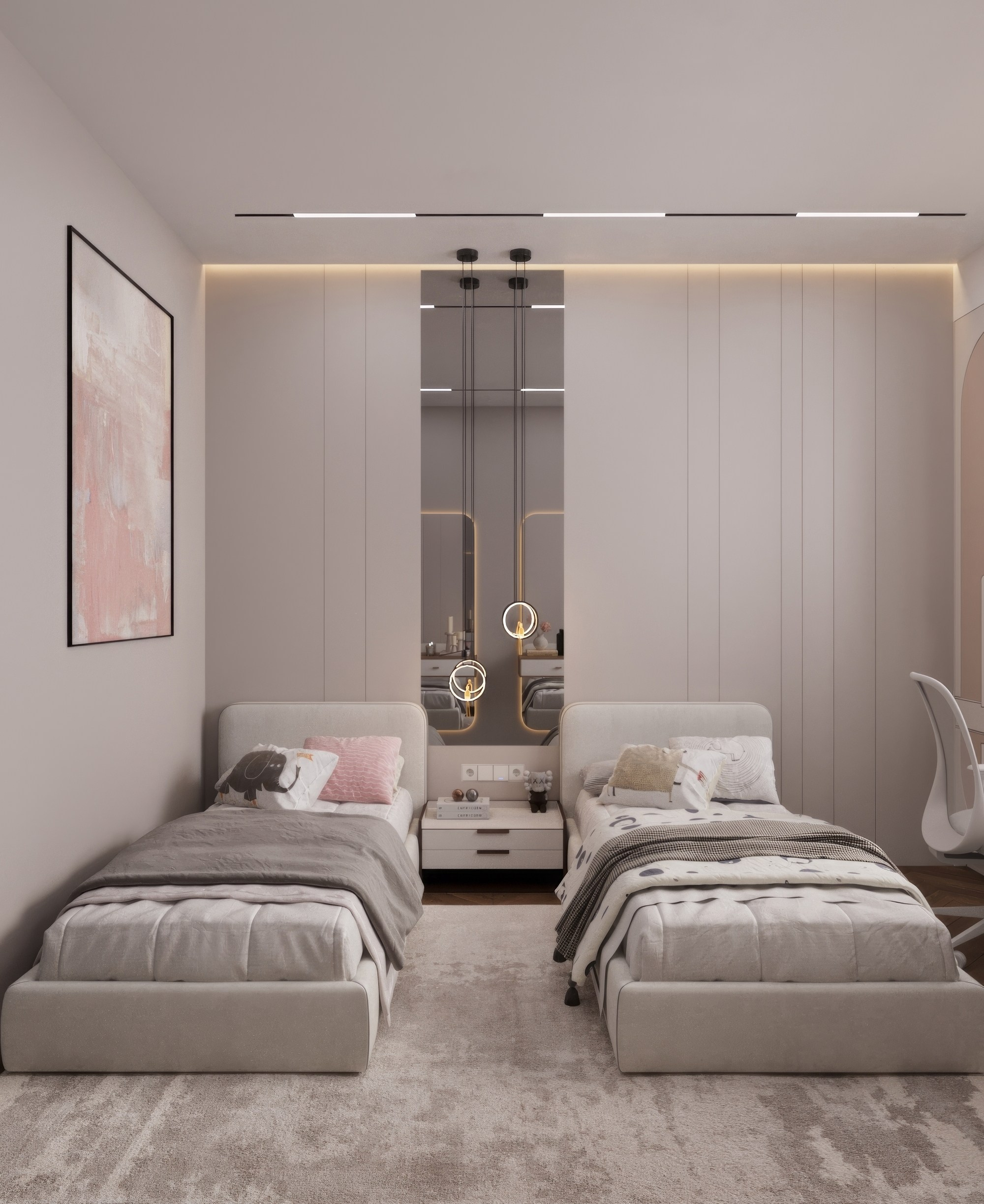 Квартира — Минимализм с элементами классики. Мансур Гусейнов дизайнер интерьеров г. Махачкала