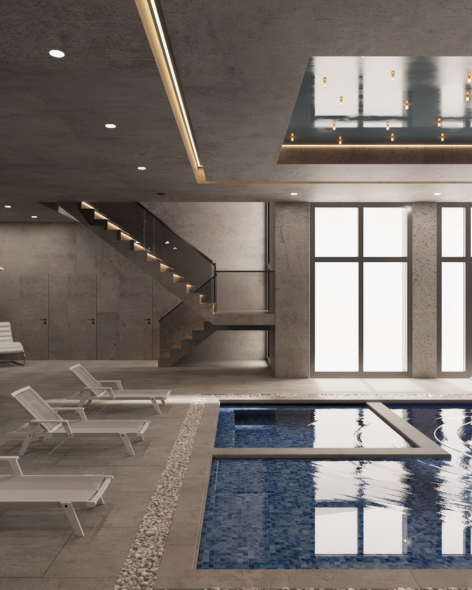 Дом с бассейном. Мансур Гусейнов дизайнер интерьеров г. Махачкала