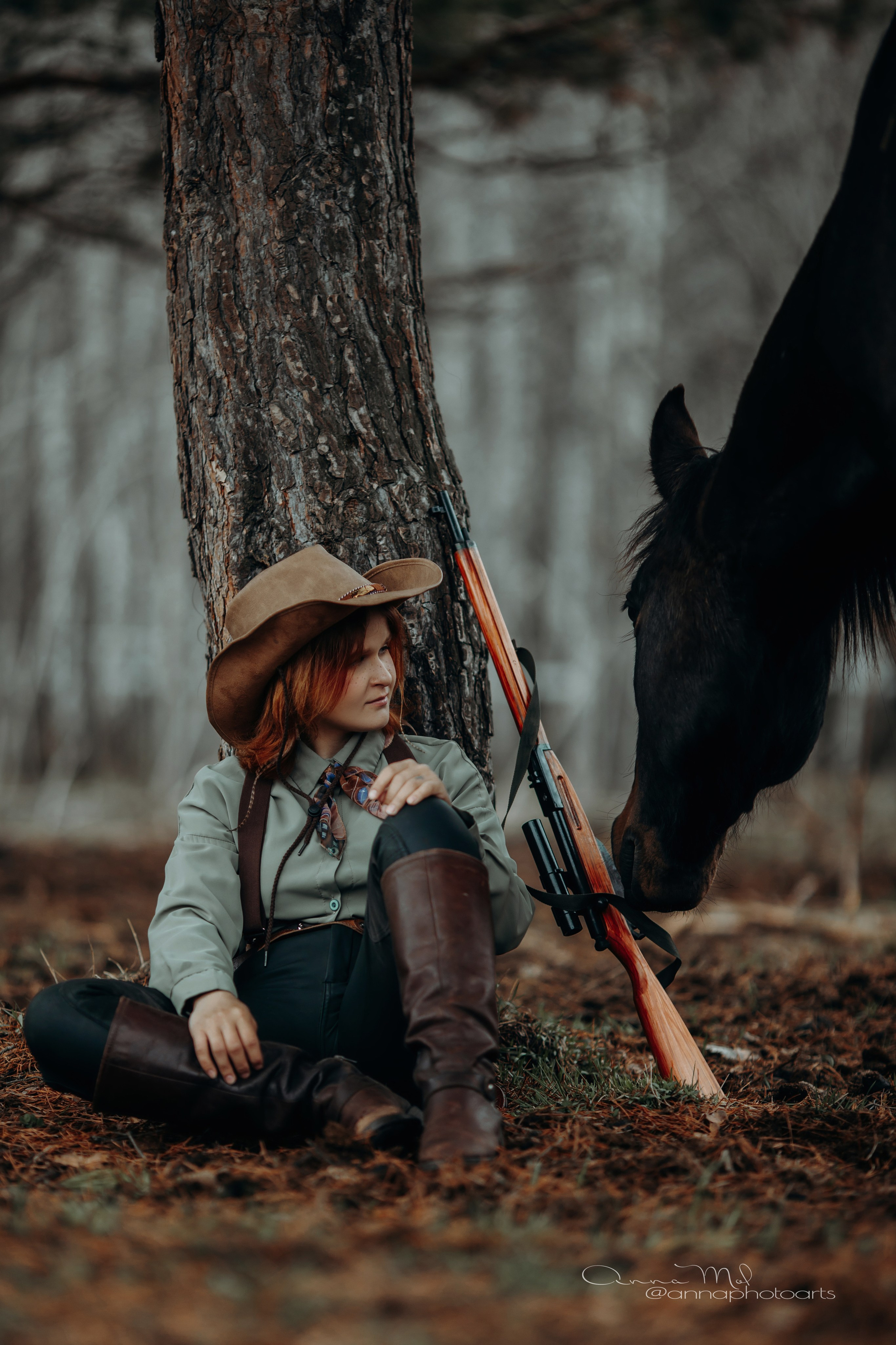 По мотивам любимой игры / РДР2. Анна Молчанова конный фотограф в Тюмени | фотосессии с лошадьми Тюмень