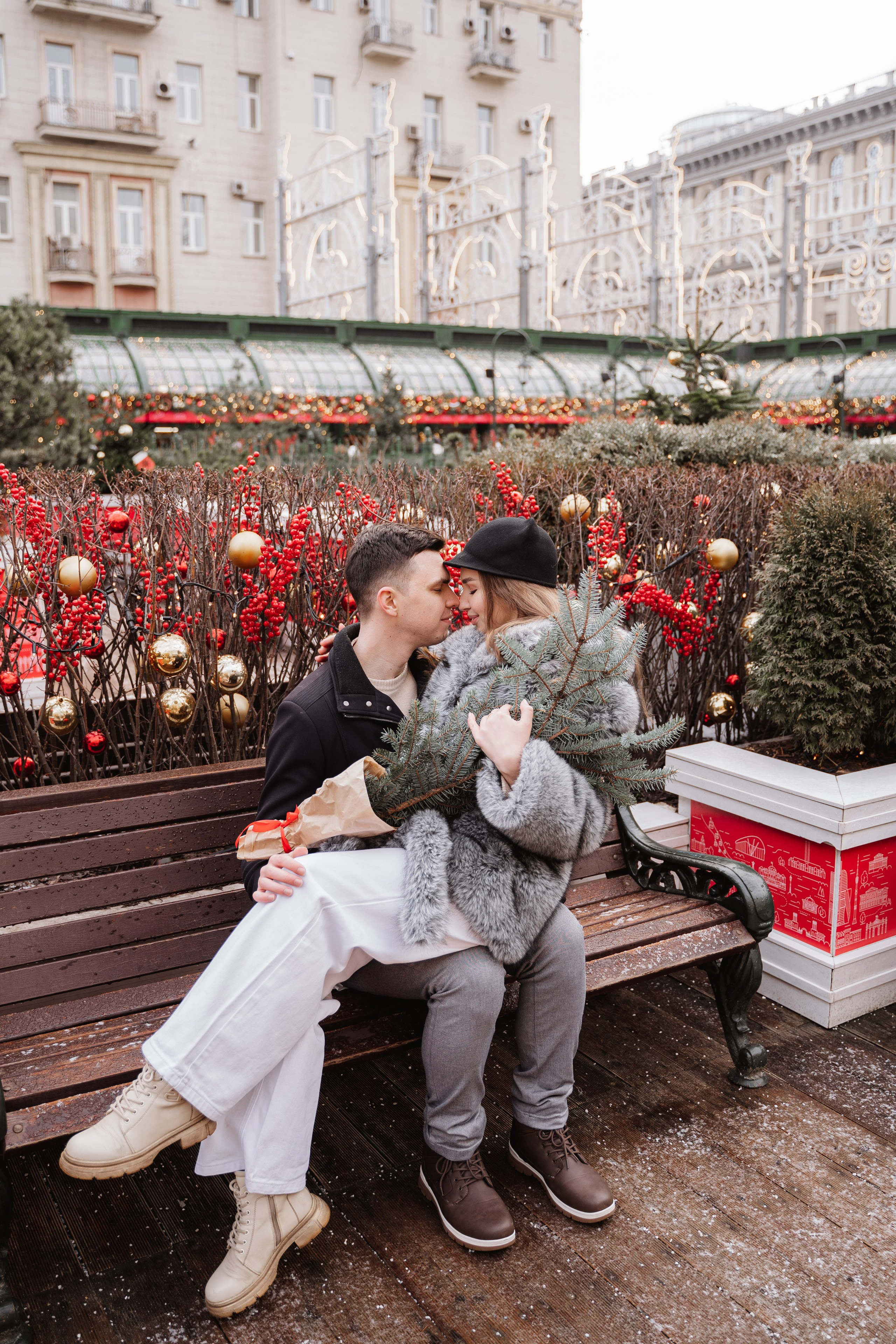 Т&А Рождество Lovestory. Свадебный фотограф Москва Инесса Зверева