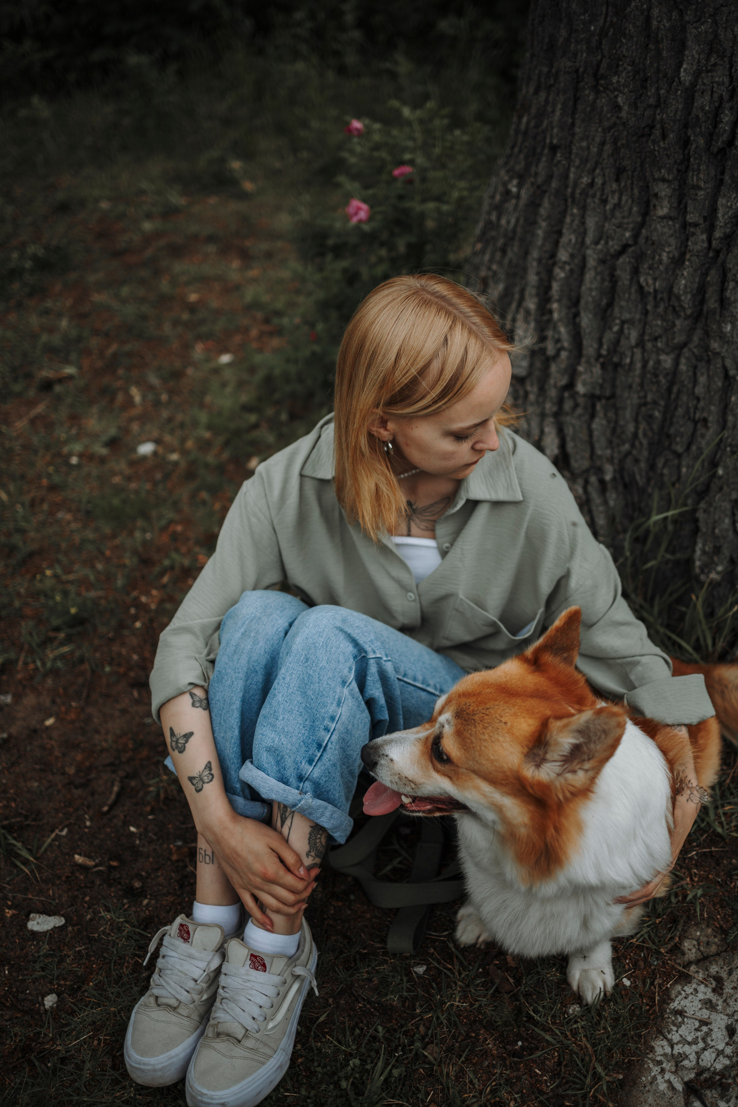 Даша и корги Рудик. Фотограф-анималист в Санкт-Петеребурге Титова Алиса