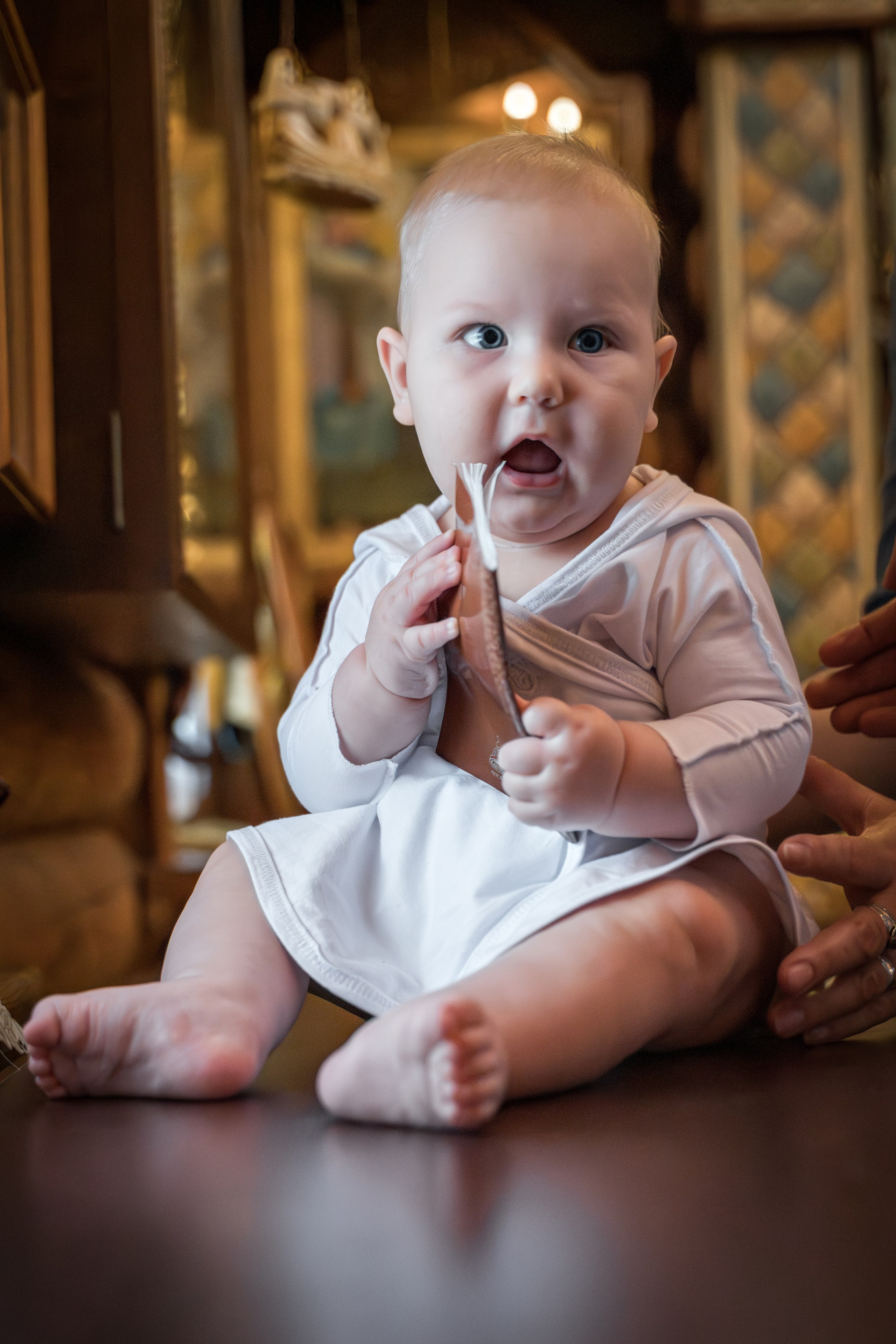 Крещение в Никольском храме д. Островцы