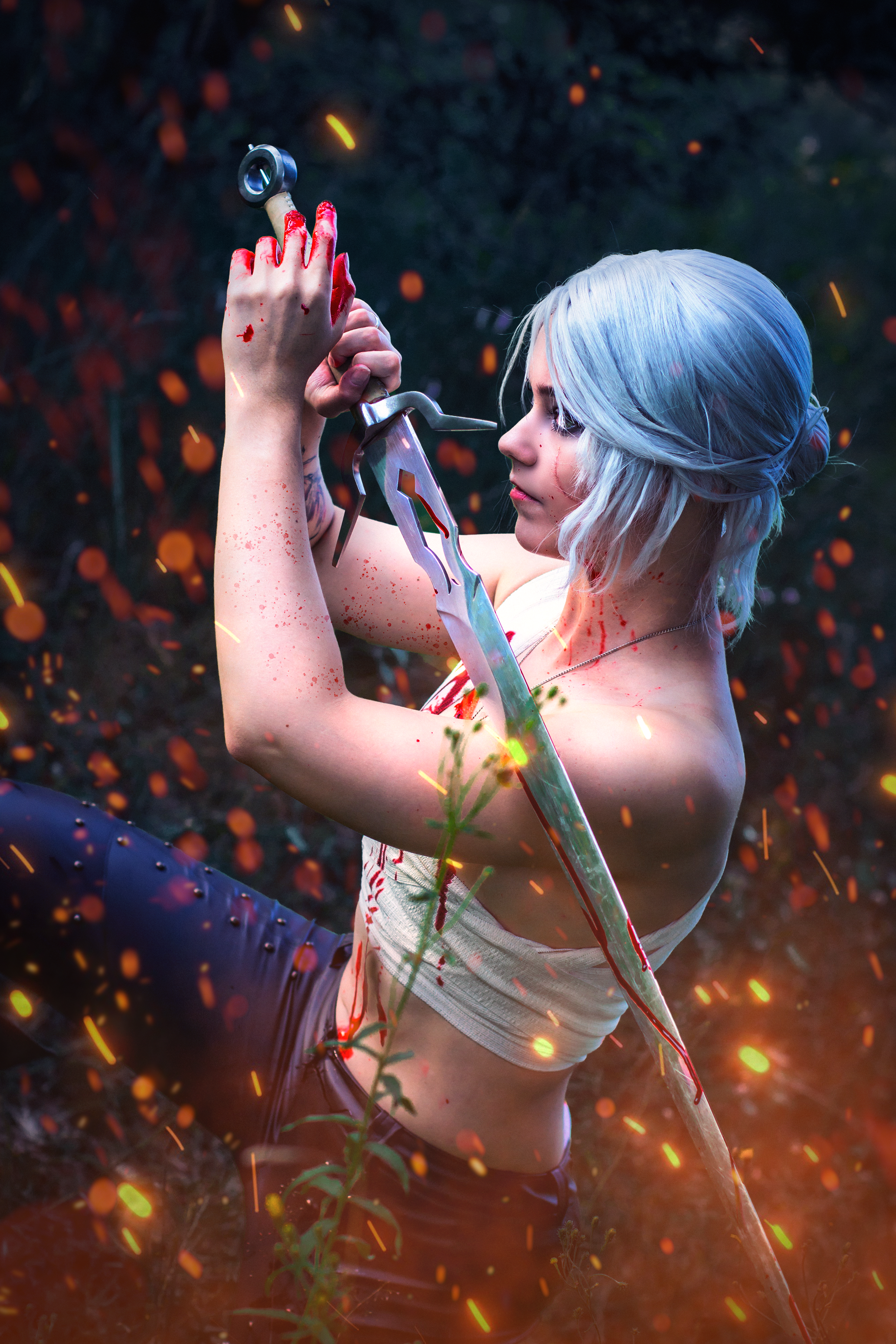 Косплей Цирилла (персонаж цикла «Ведьмак»). Репортажный фотограф Анастасия Рубцова