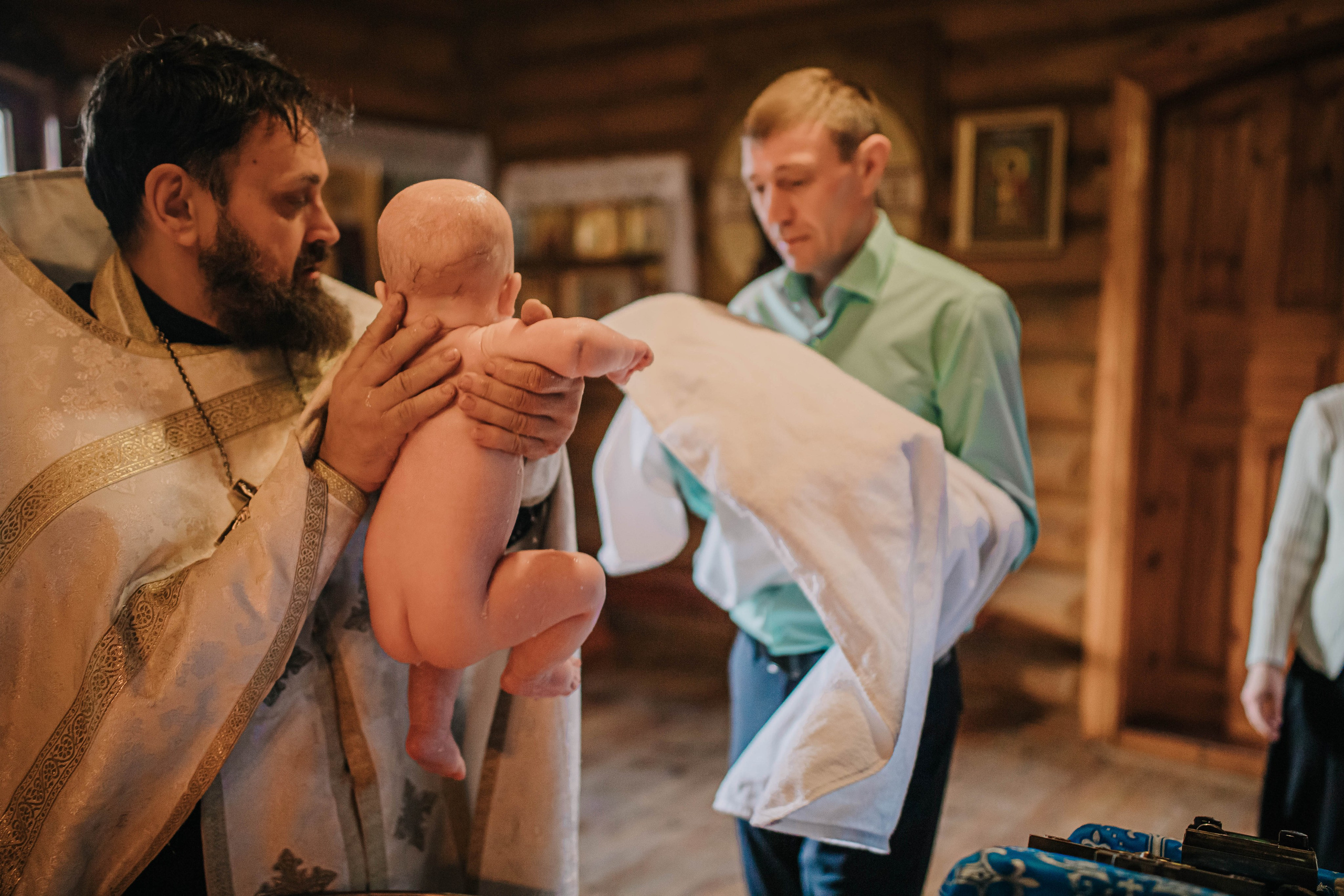Крещение Дмитрия. Фотограф Дарья Маташкова