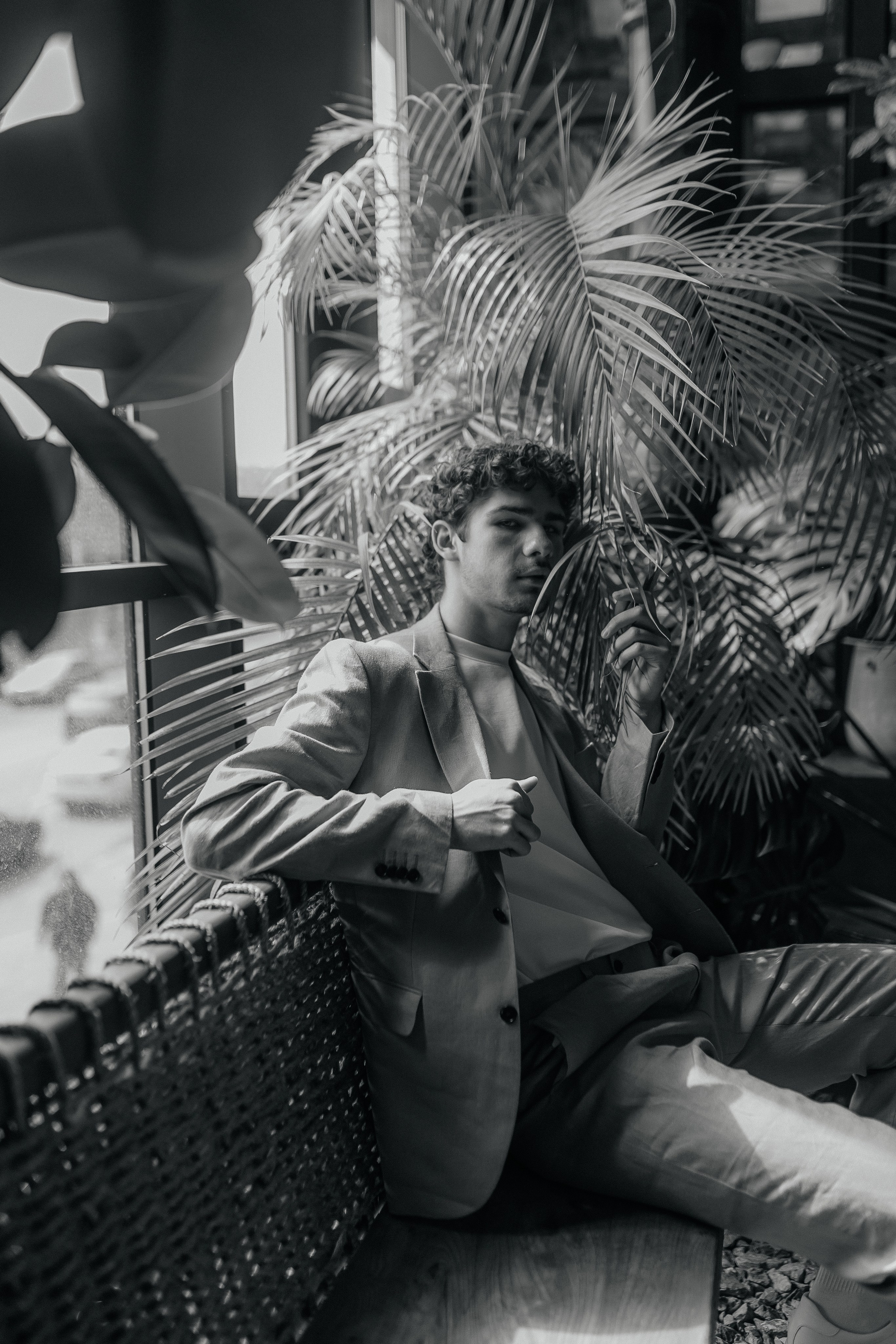 Свадебная история в оранжерее