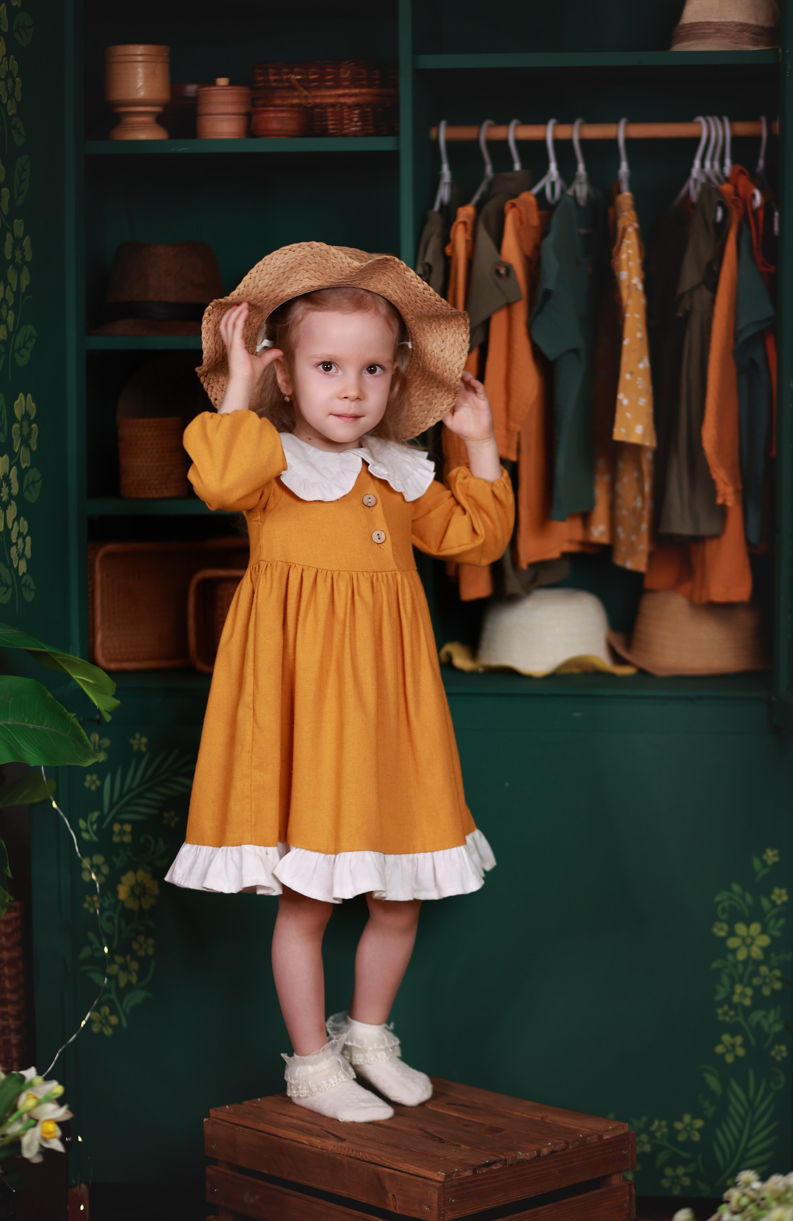 Фотопроект с козочкой и кроликами 2026 г. Детский семейный фотограф Краснодар