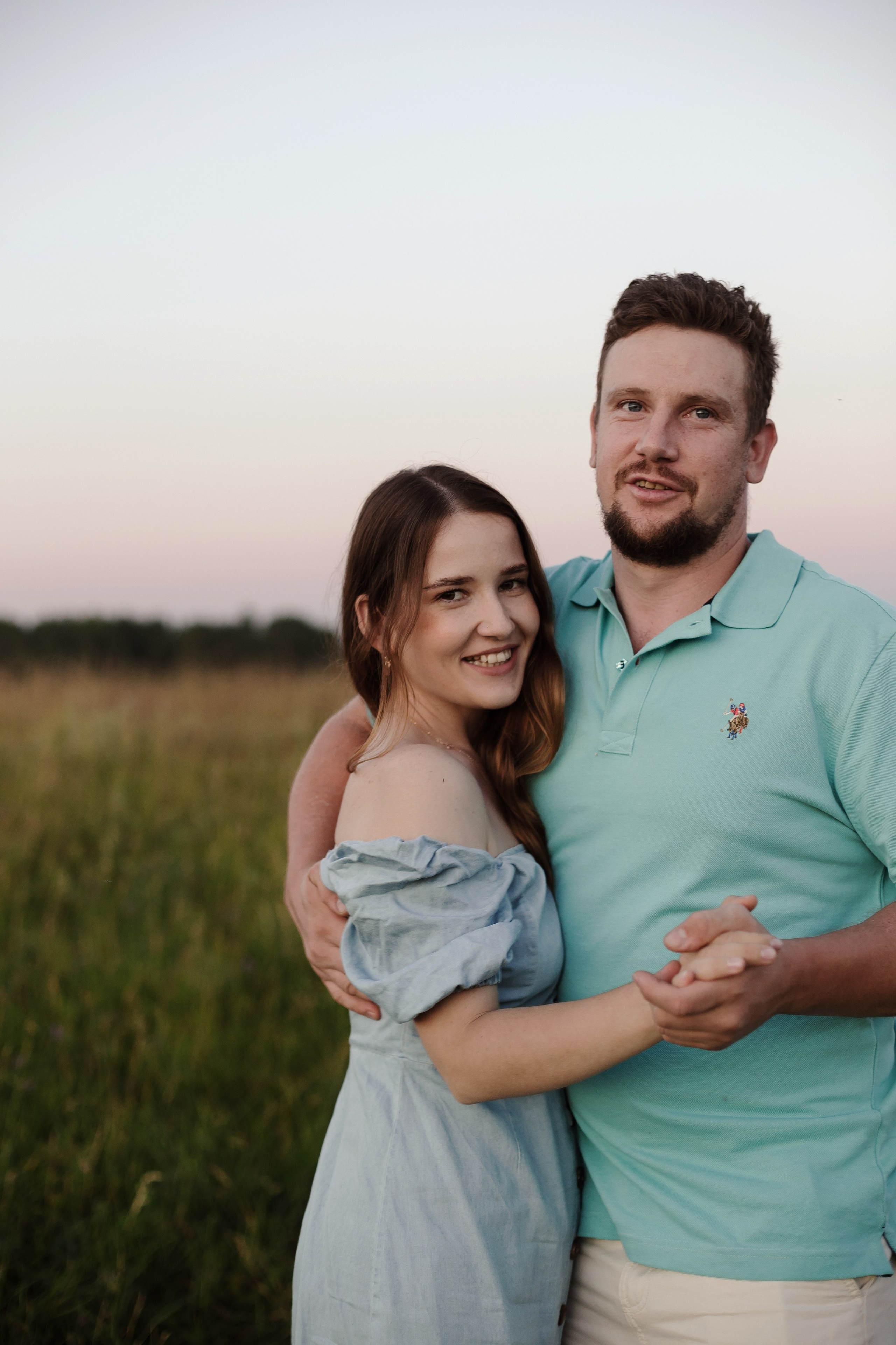 Колтушские высоты — Марина и Сергей. Портретный фотограф в Санкт-Петербурге Элина Ситникова