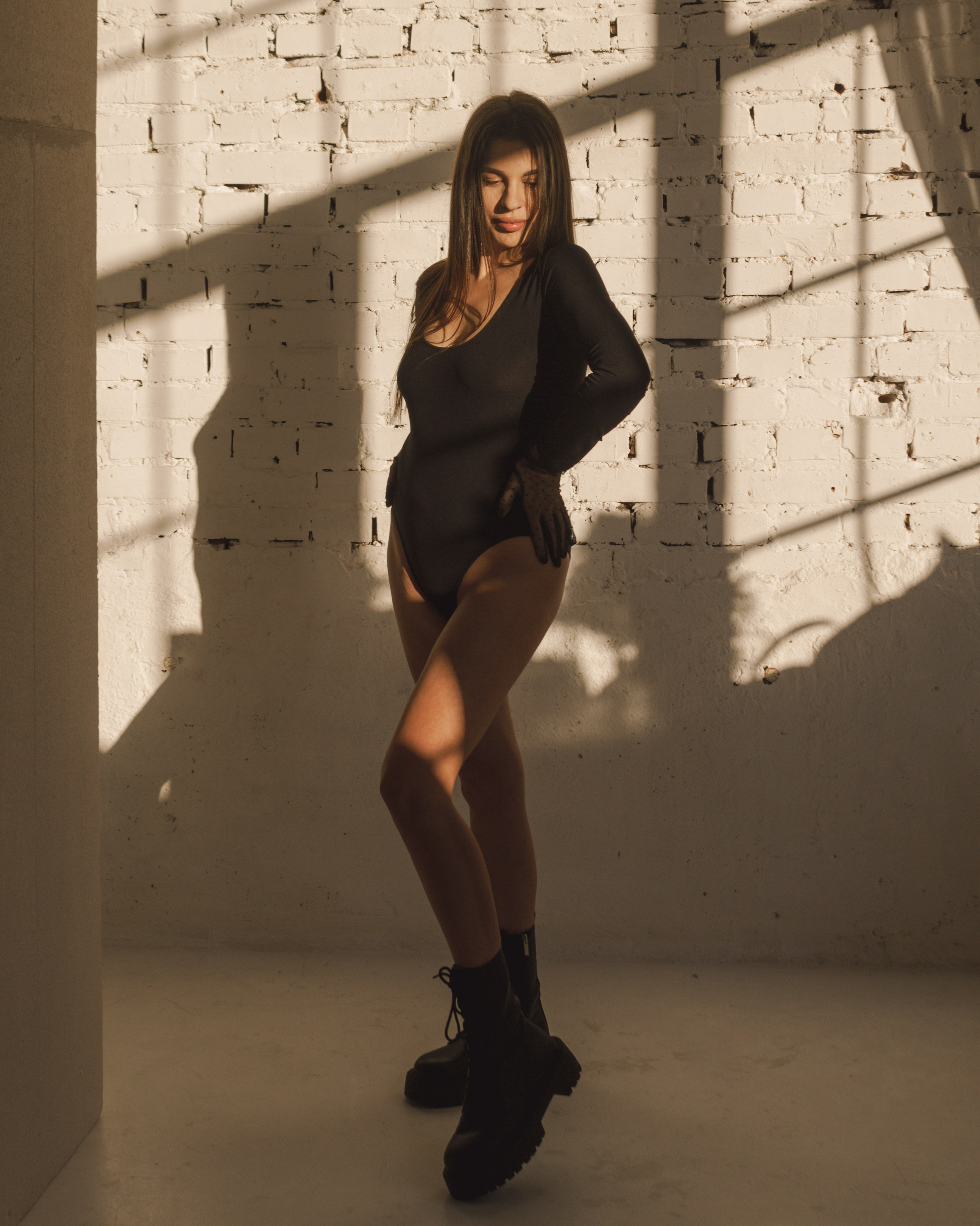 Женские студийные портреты для серт. Фотограф Анастасия Косюра