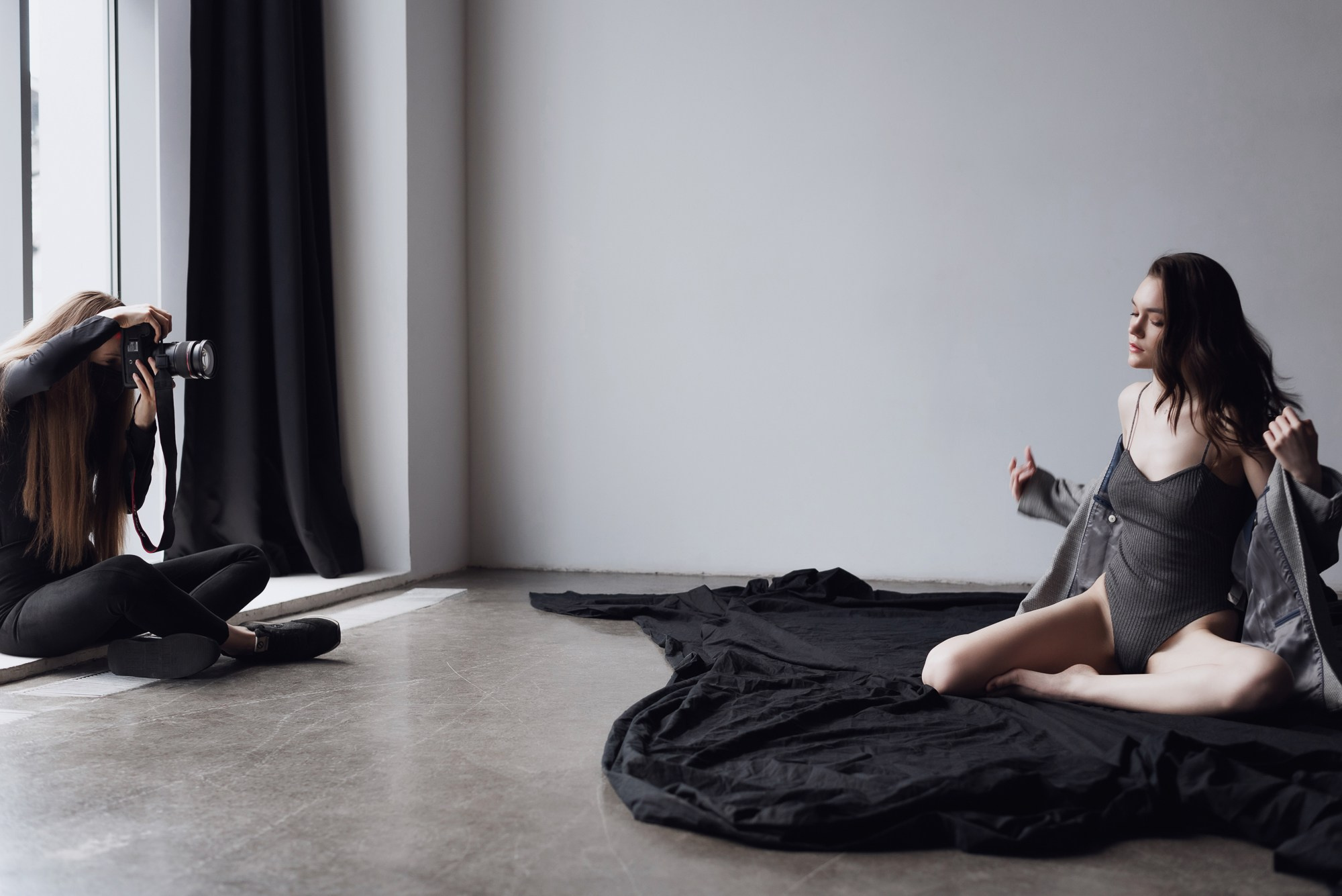 женский портрет в студии