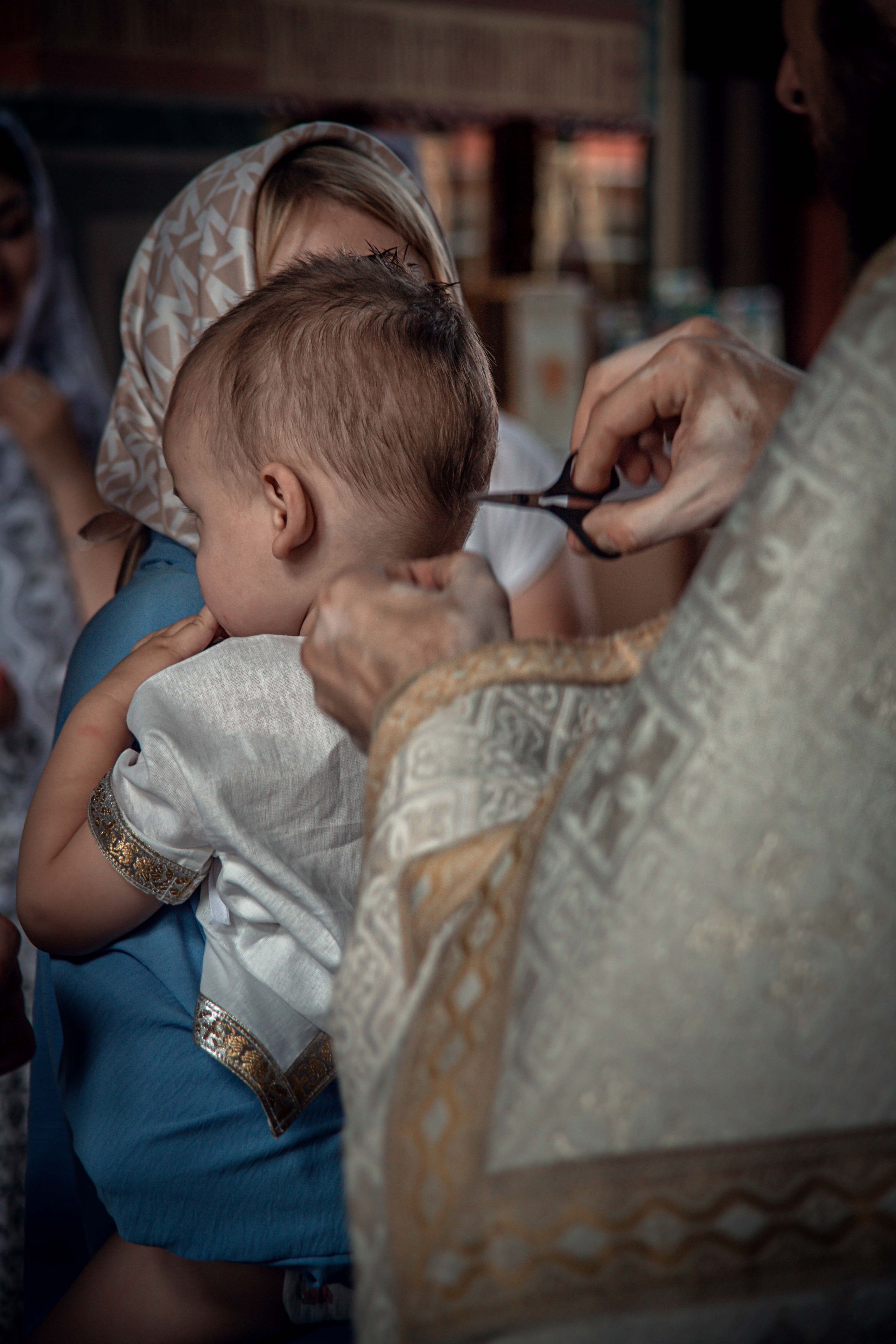 Крещение. Семейный и детский фотограф в Москве Ольга Кривенцова