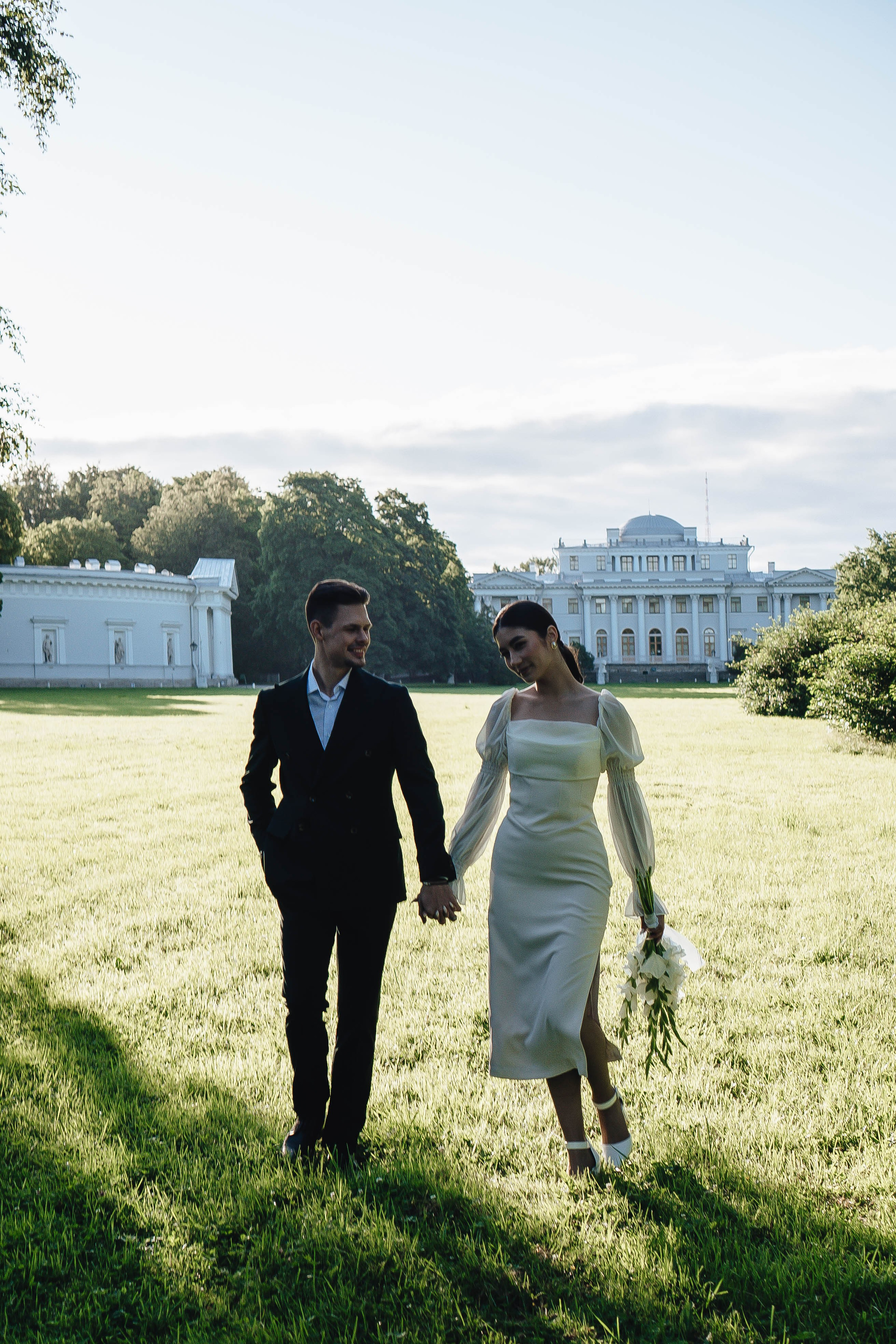 СВАДЕБНАЯ СЬЕМКА НА РАССВЕТЕ НА ЕЛАГИНОМ ОСТОРОВЕ. Профессиональный фотограф, Санкт-Петербург — Виктория Богомолова