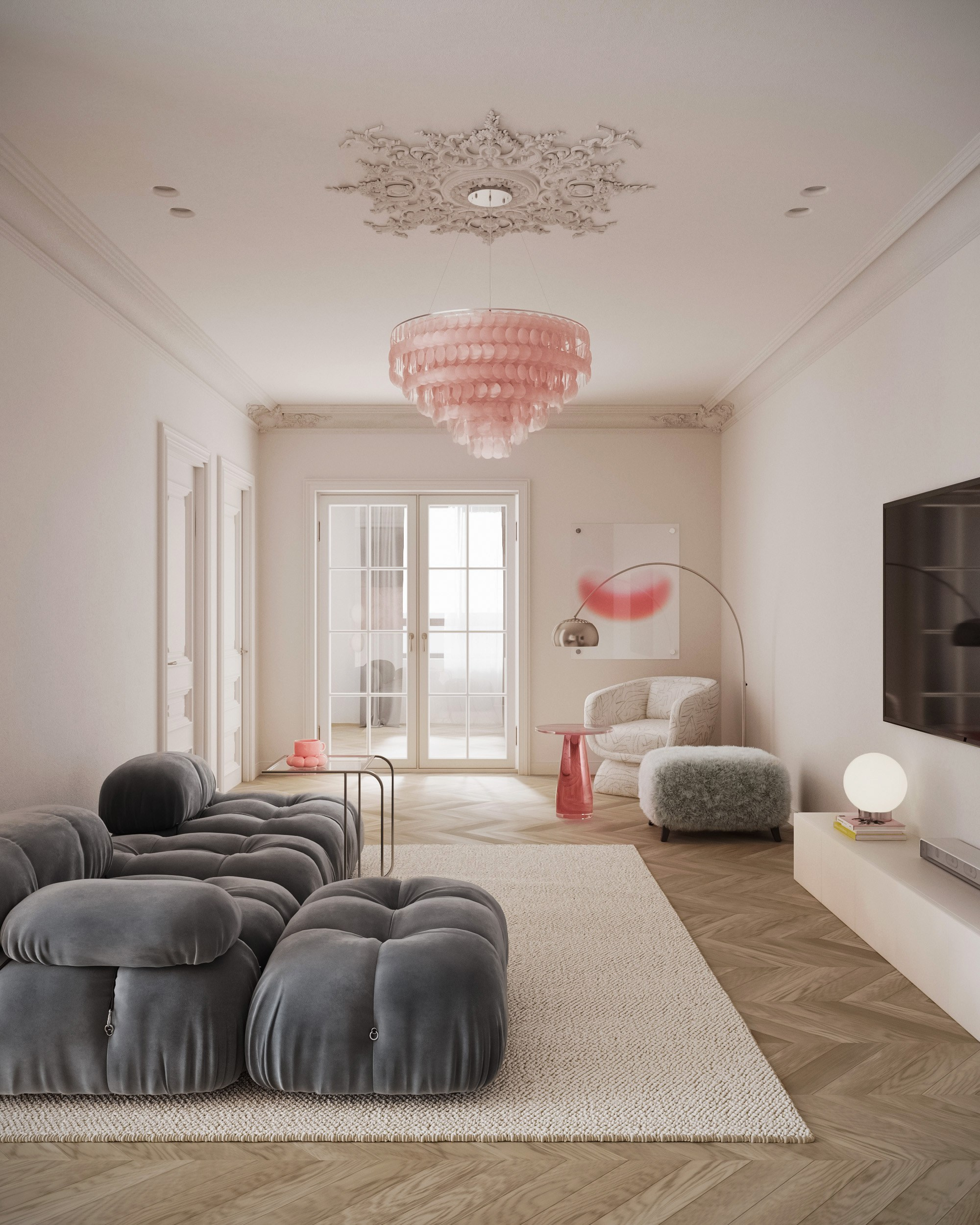 Квартира в ЖК Легенда — 102 м². Студия дизайна интерьера Muro