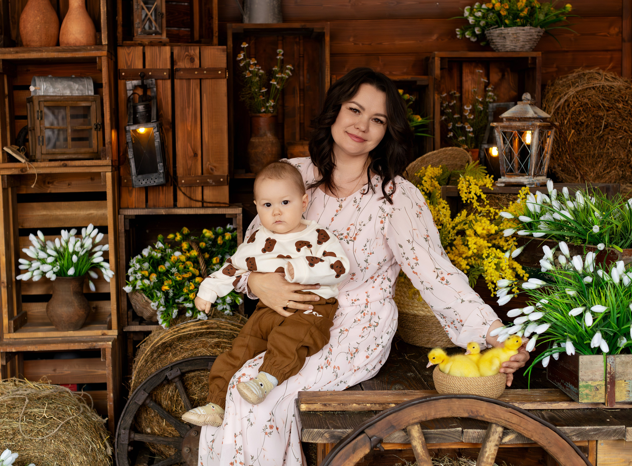 Фотосесии с Утятами и Кроликами (Пасхальные Фотосессии). Семейный и Детский фотограф в Москва Скворцова Татьяна